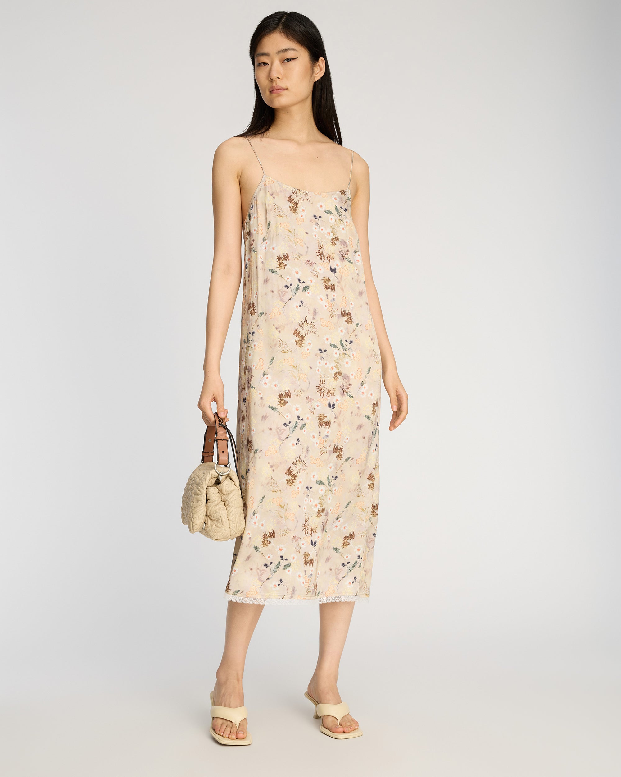 Munthe Barika Slip Dress - Print Nature Dresses - Sloane Boutique