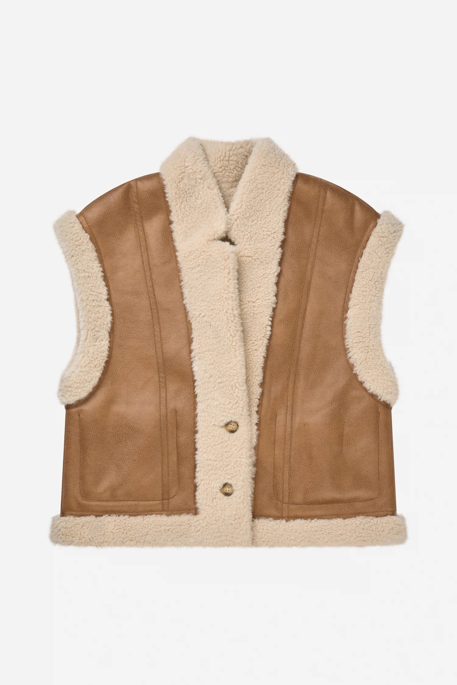 Munthe Bikaly Reversible Vest - Camel Outerwear - Sloane Boutique