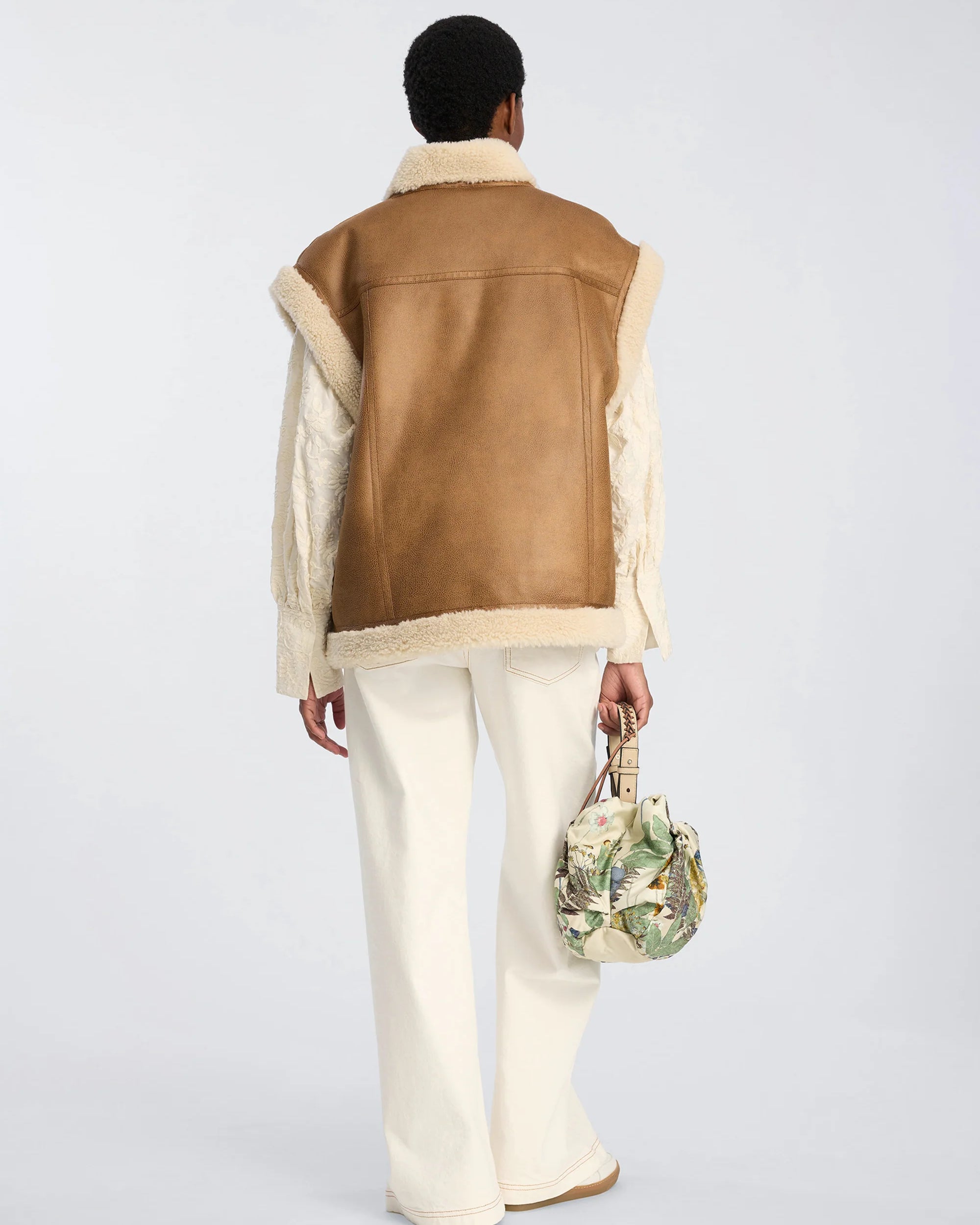 Munthe Bikaly Reversible Vest - Camel Outerwear - Sloane Boutique