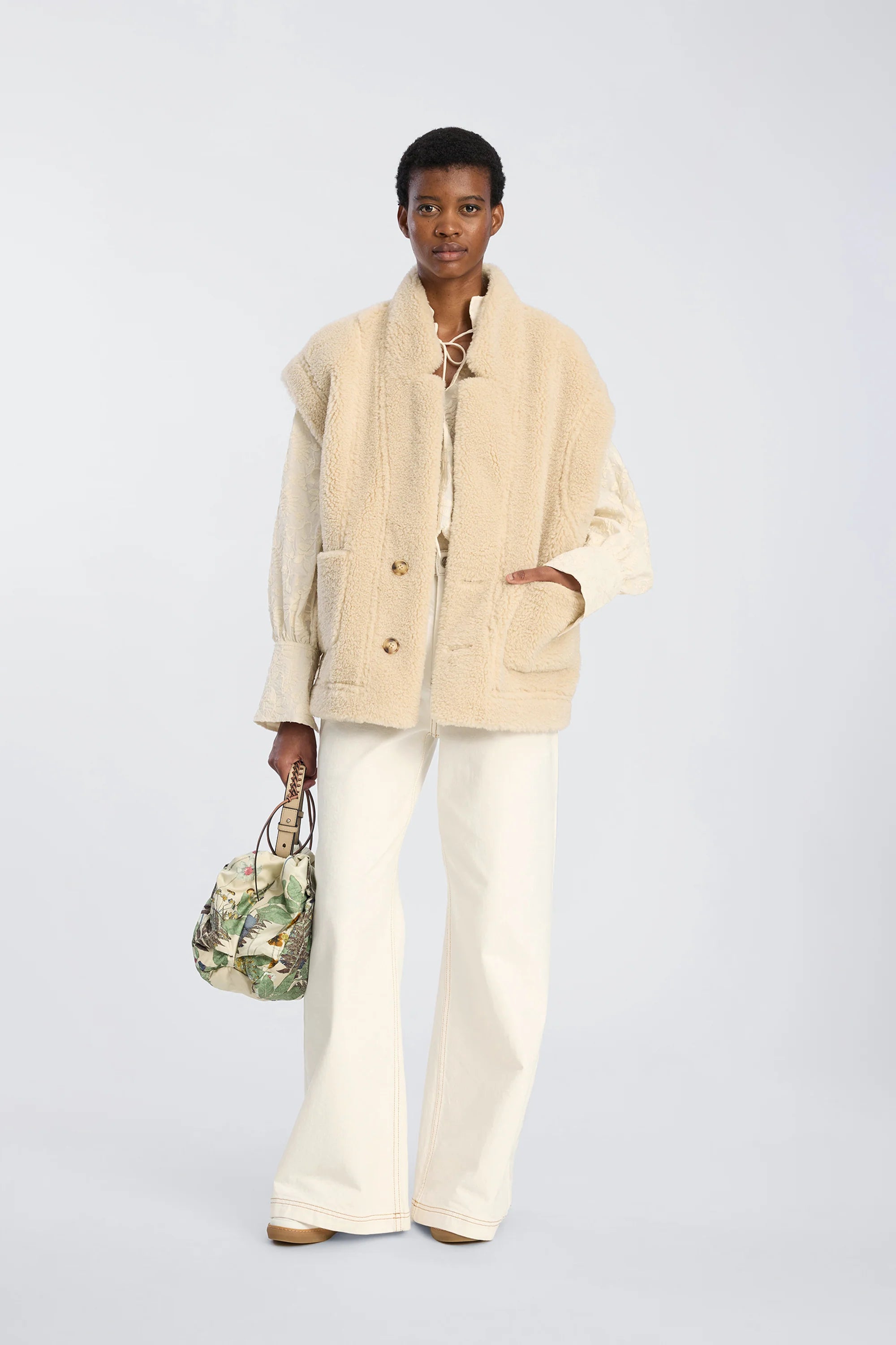 Munthe Bikaly Reversible Vest - Camel Outerwear - Sloane Boutique