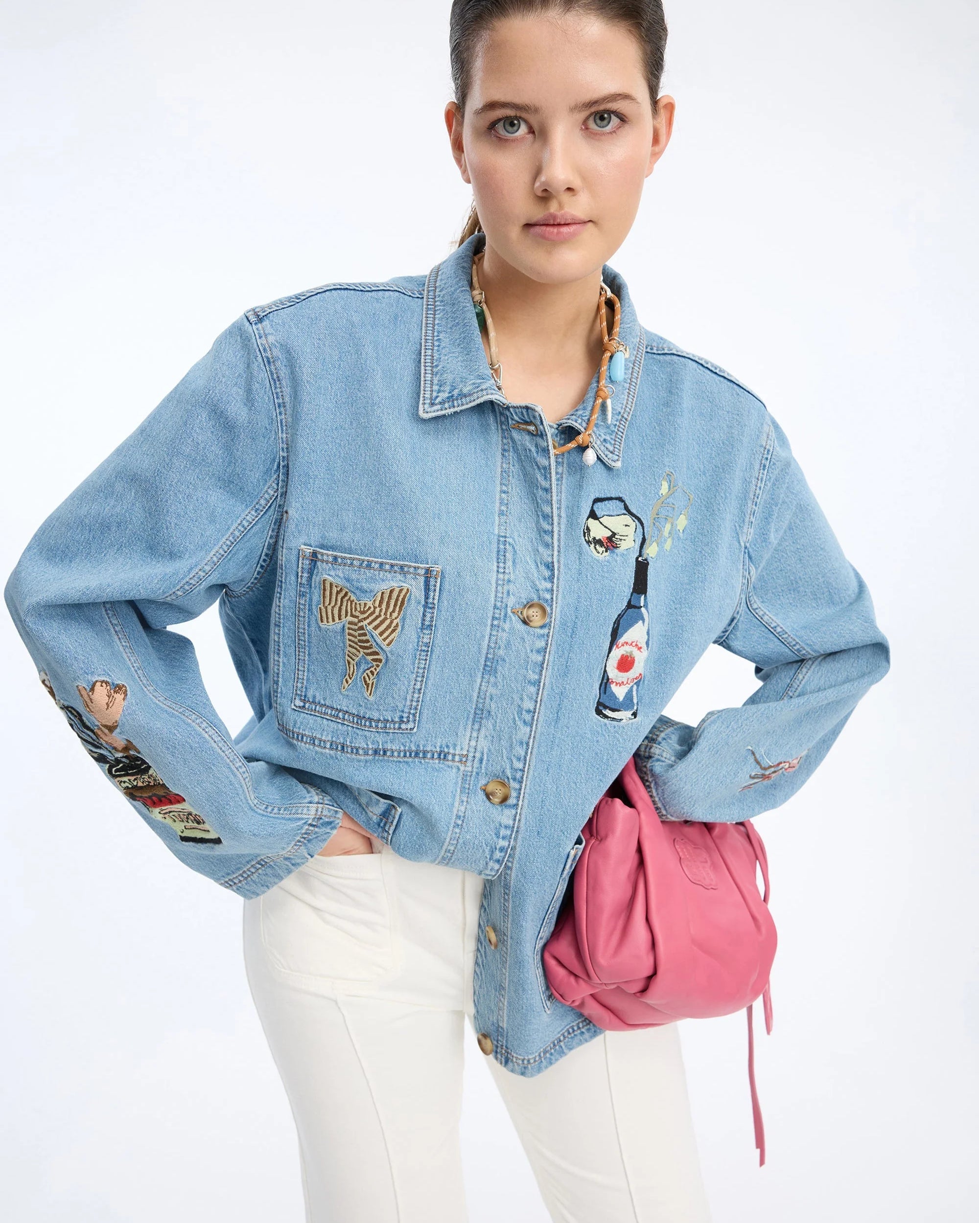 Munthe Braulia Denim Jacket - Denim Blue Outerwear - Sloane Boutique