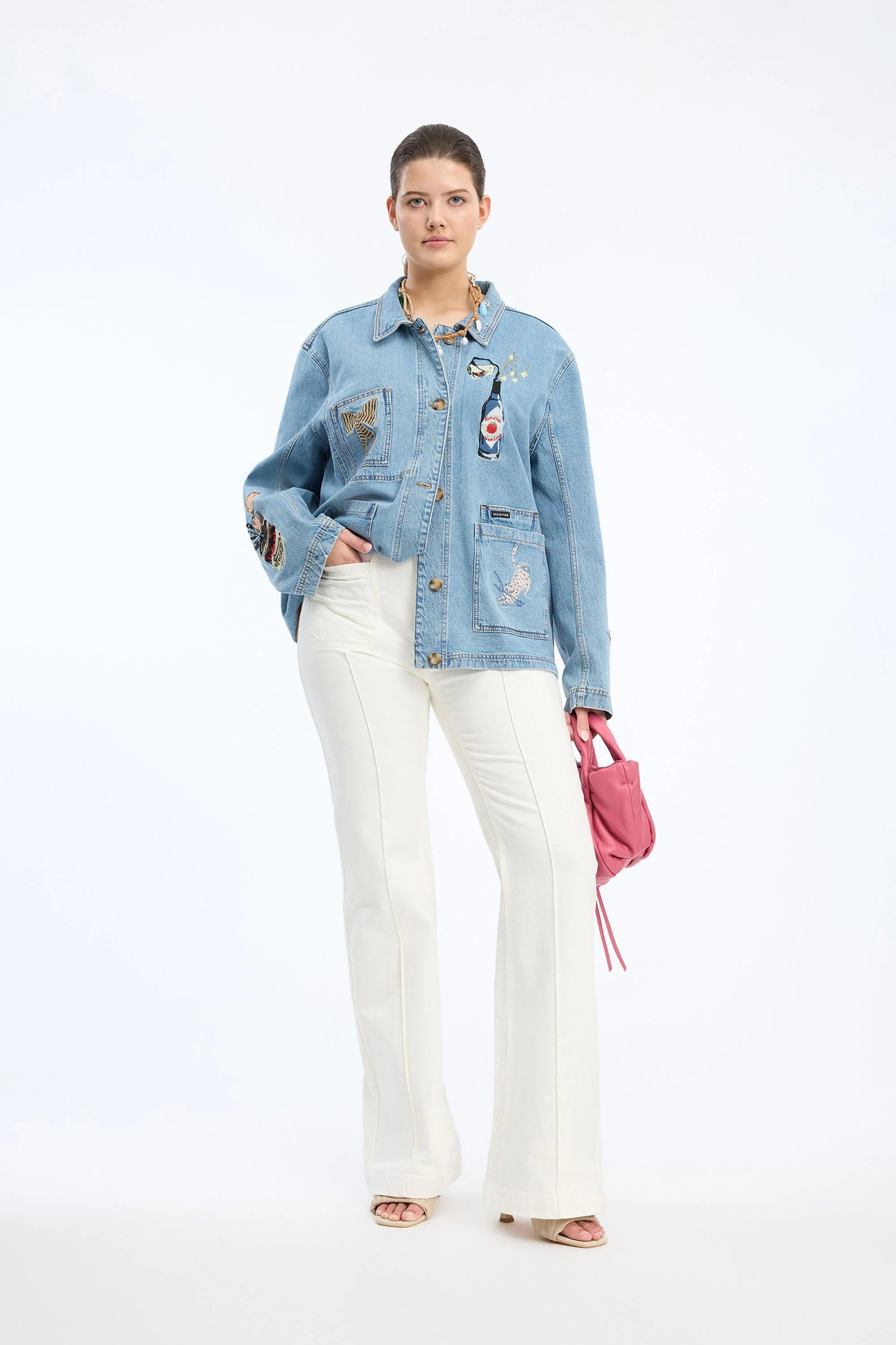 Munthe Braulia Denim Jacket - Denim Blue Outerwear - Sloane Boutique