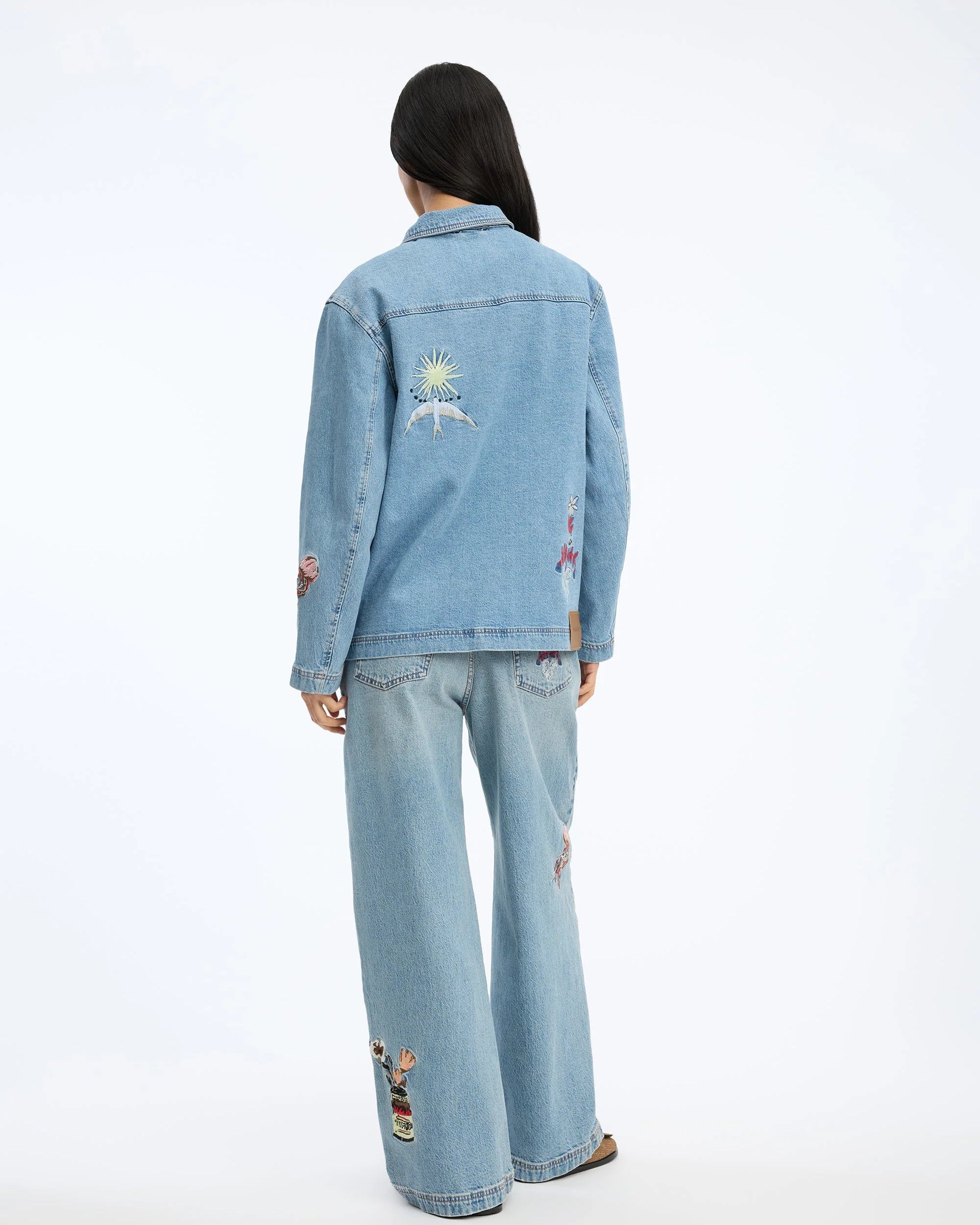 Munthe Braulia Denim Jacket - Denim Blue Outerwear - Sloane Boutique