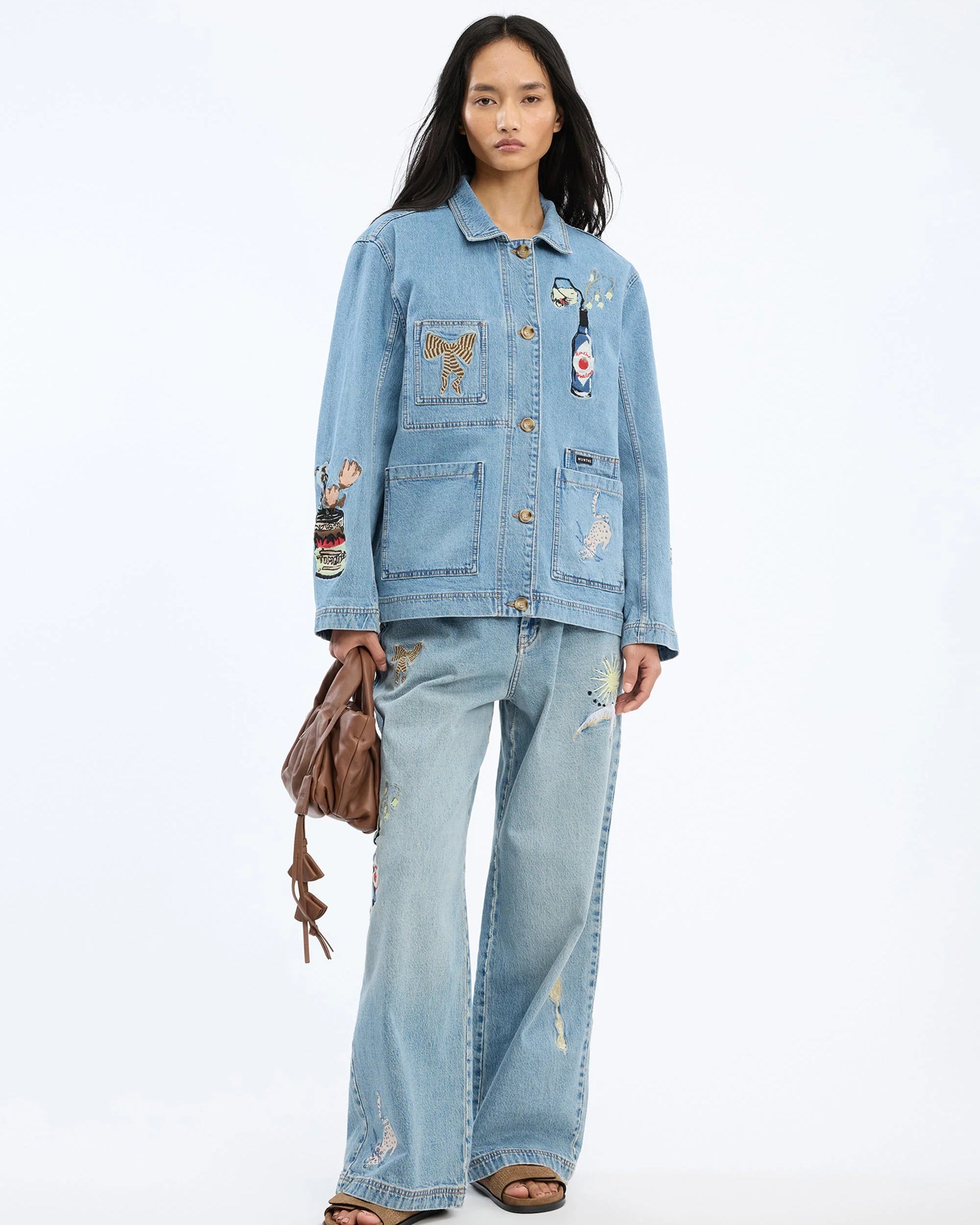 Munthe Braulia Denim Jacket - Denim Blue Outerwear - Sloane Boutique