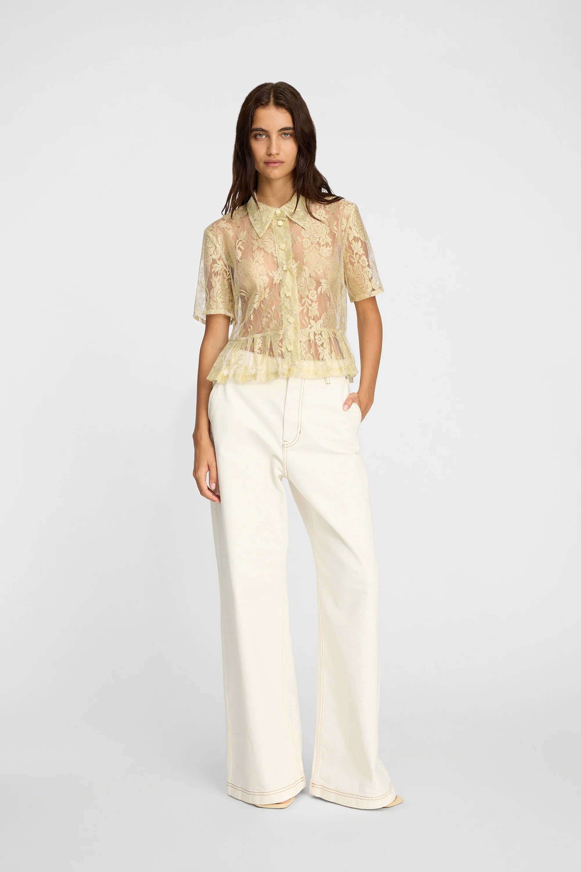 Munthe Bustona Top - Gold Women's Tops - Sloane Boutique