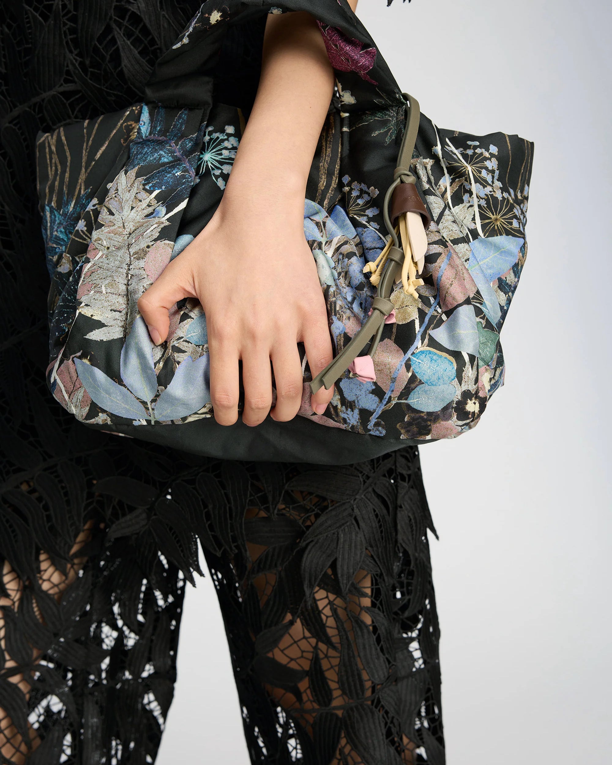 Munthe Lix Bag - Black Print Handbags - Sloane Boutique