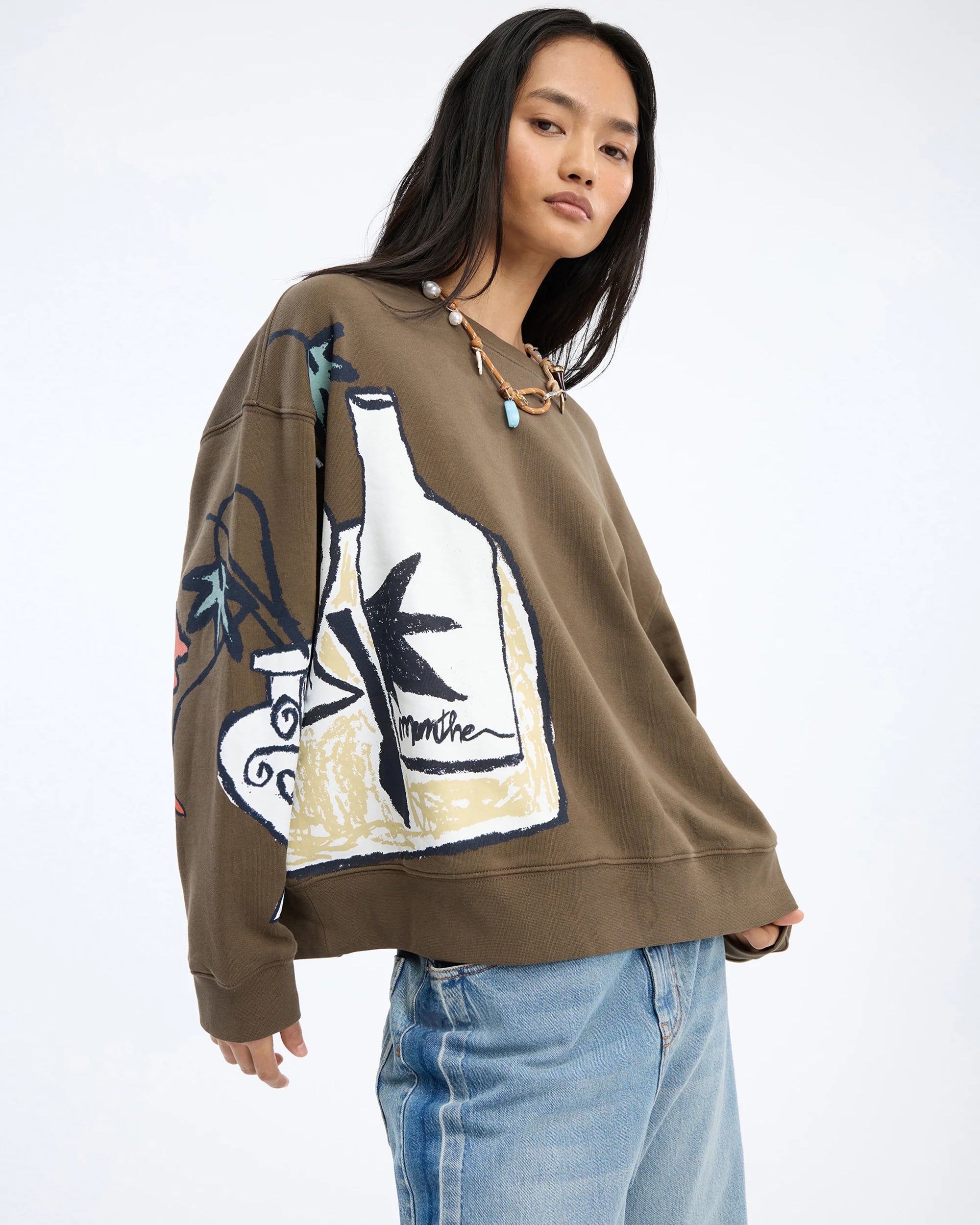 Munthe Rarsnima Jersey - Brown Women's Tops - Sloane Boutique