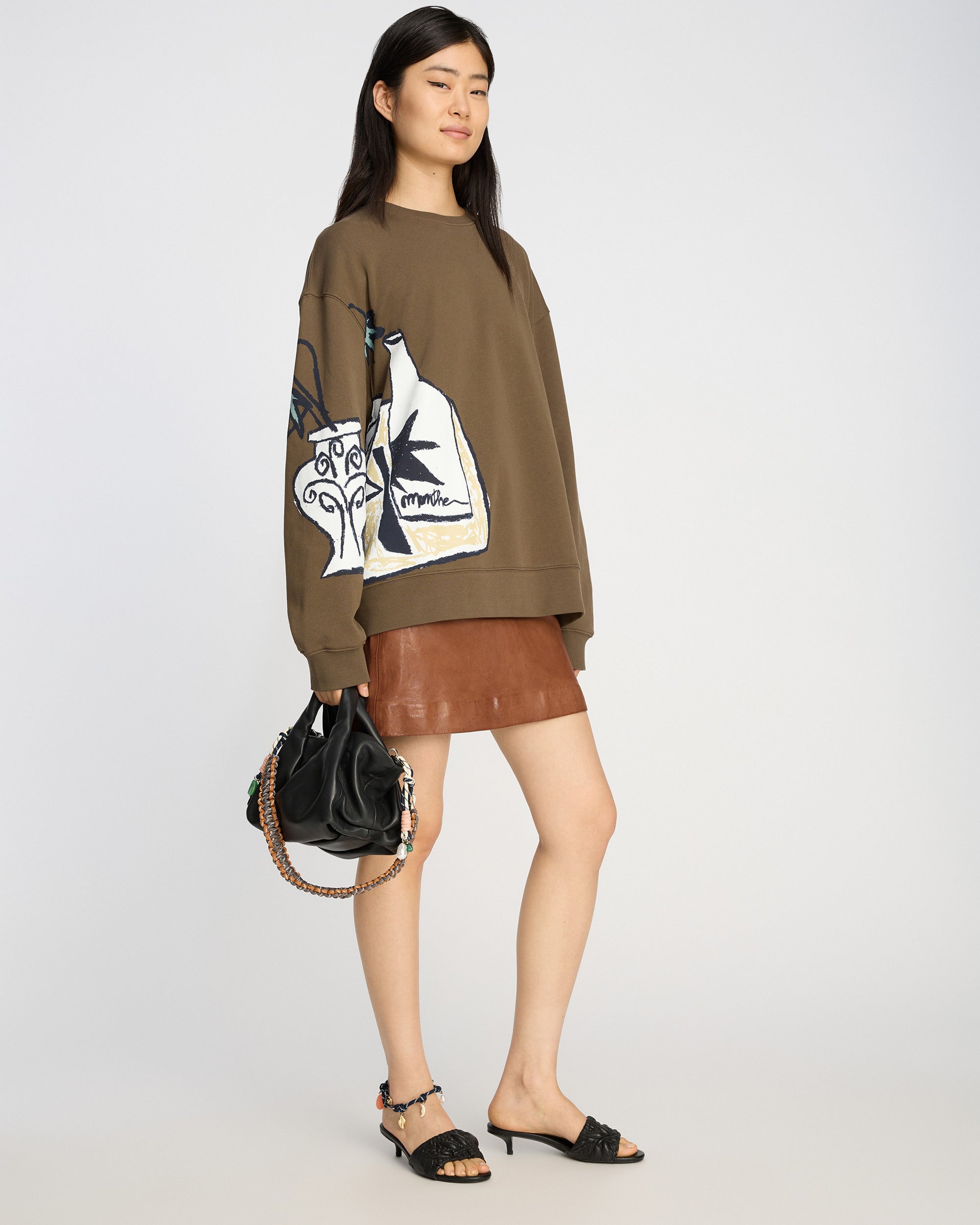 Munthe Rarsnima Jersey - Brown Women's Tops - Sloane Boutique