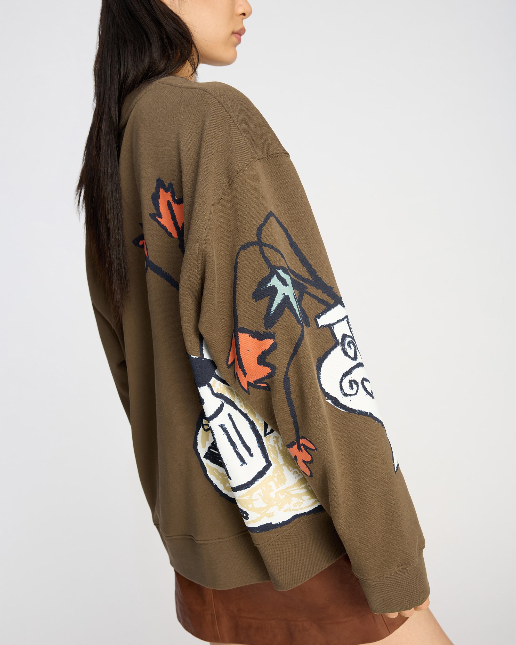 Munthe Rarsnima Jersey - Brown Women's Tops - Sloane Boutique