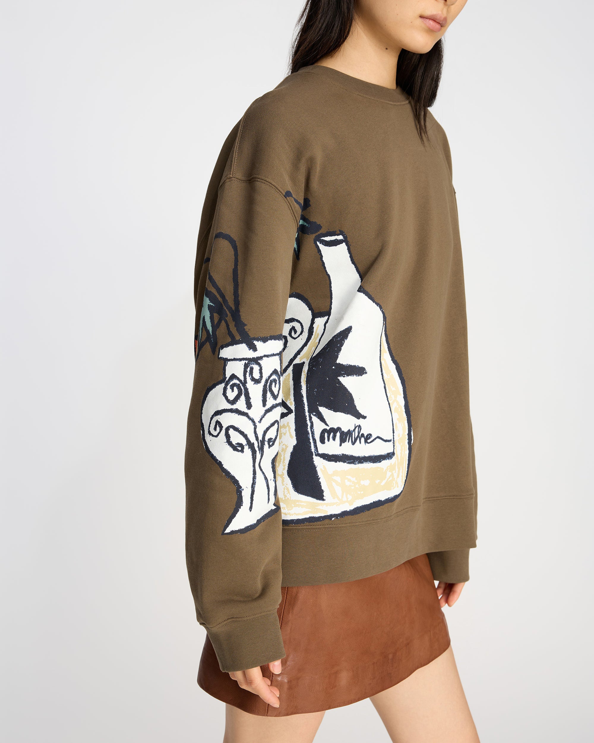 Munthe Rarsnima Jersey - Brown Women's Tops - Sloane Boutique