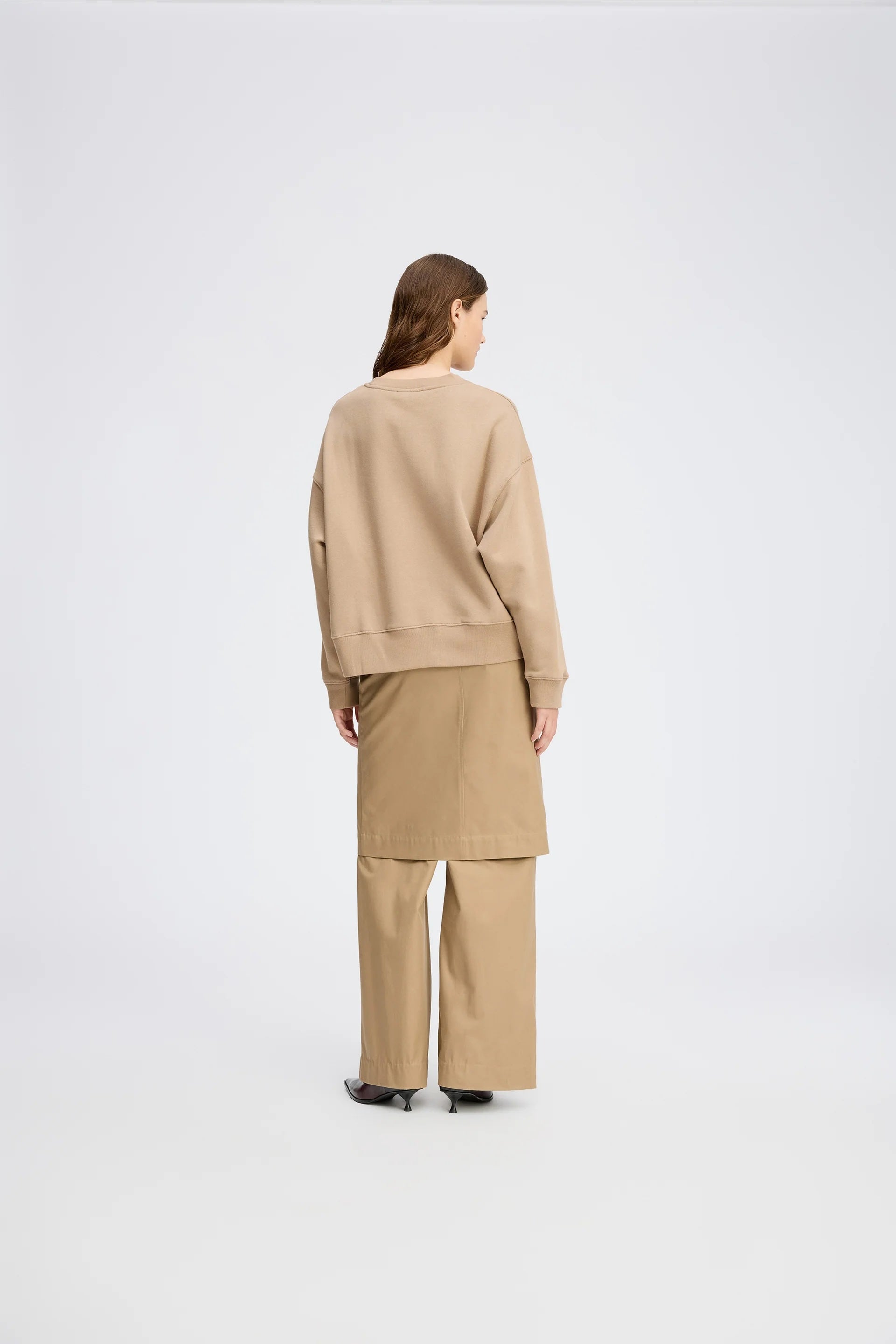 Munthe Rarsnima Jersey Sweatshirt - Camel Women's Tops - Sloane Boutique