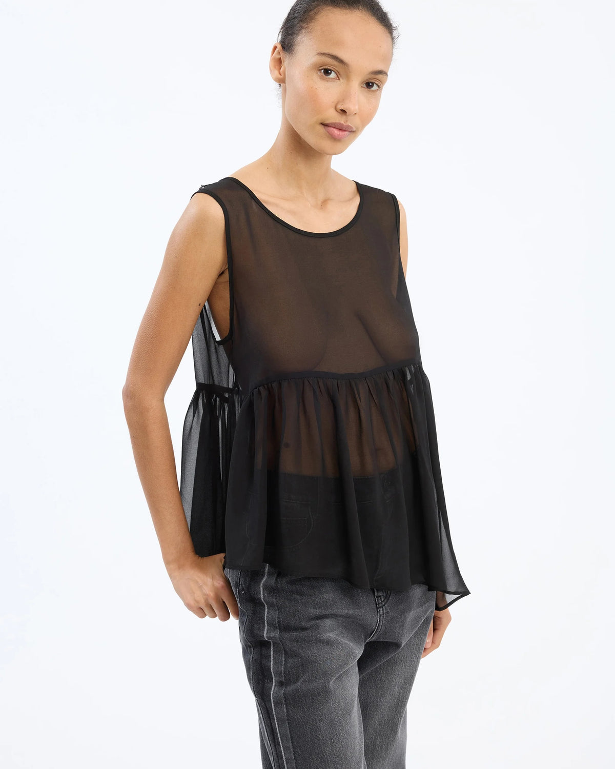 Munthe Vach Top - Black Women's Tops - Sloane Boutique