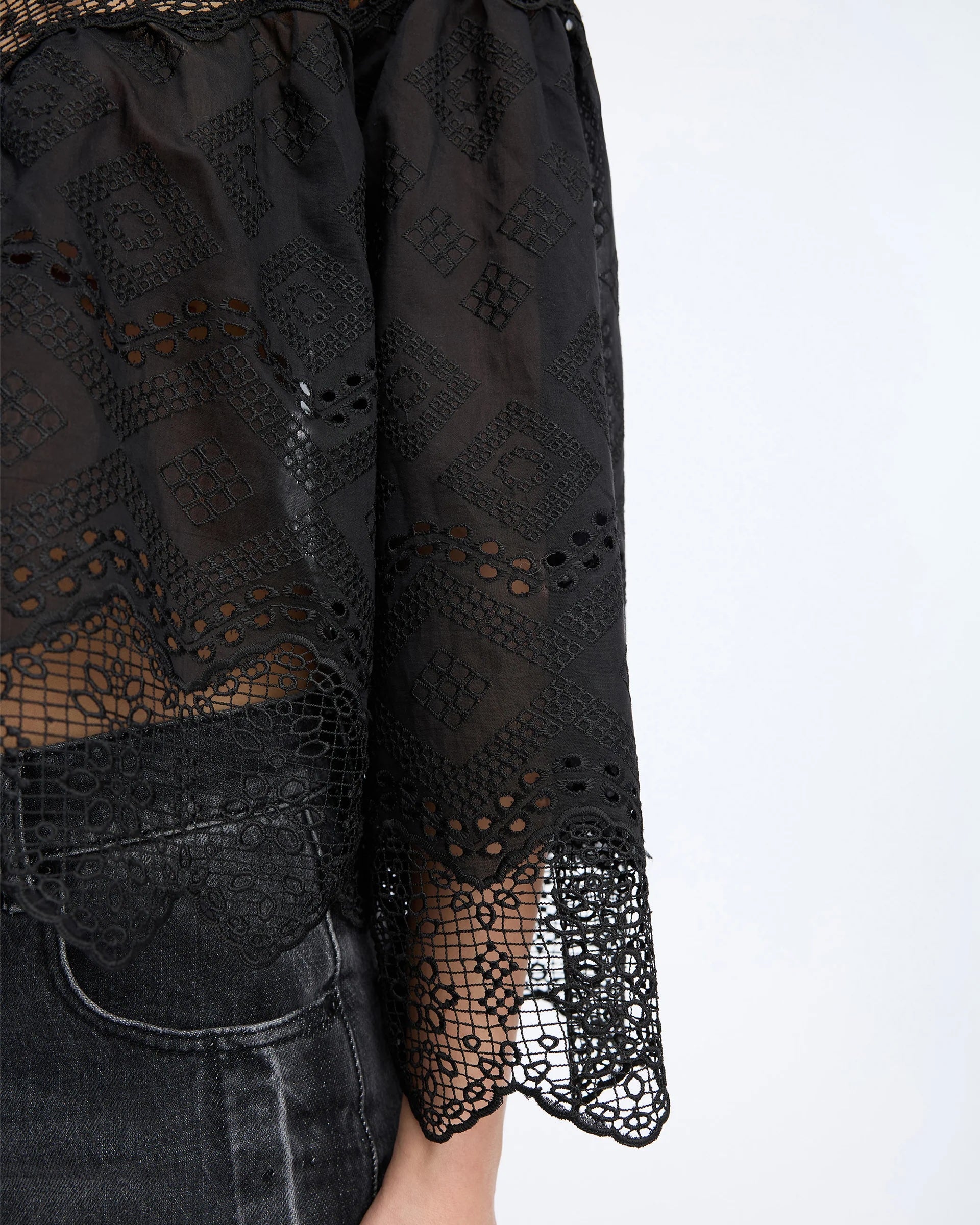 Munthe Valiance Top - Black Women's Tops - Sloane Boutique