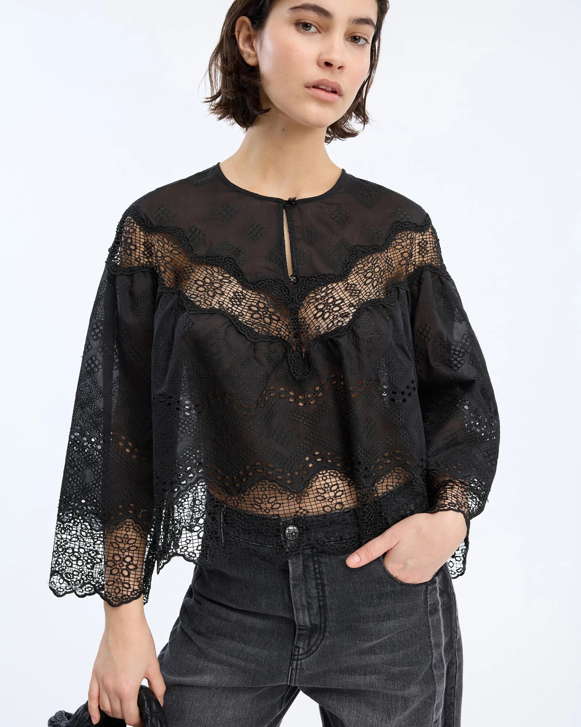 Munthe Valiance Top - Black Women's Tops - Sloane Boutique