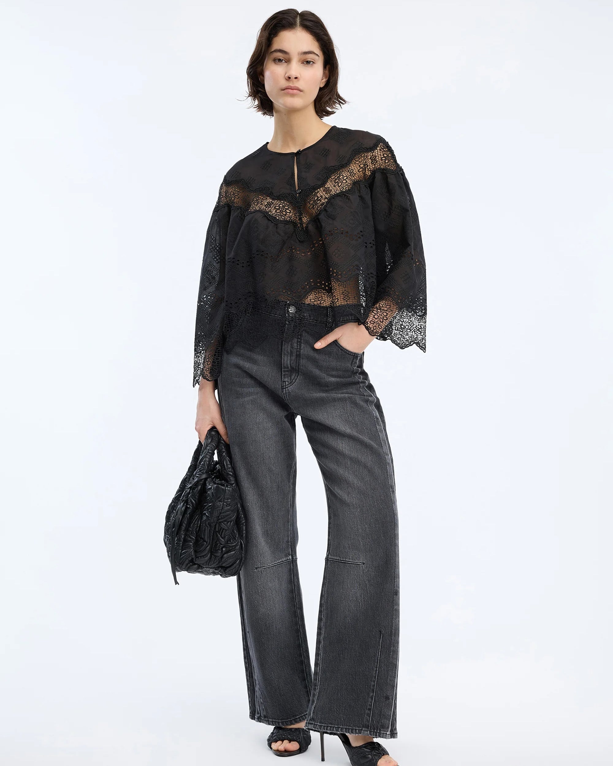 Munthe Valiance Top - Black Women's Tops - Sloane Boutique