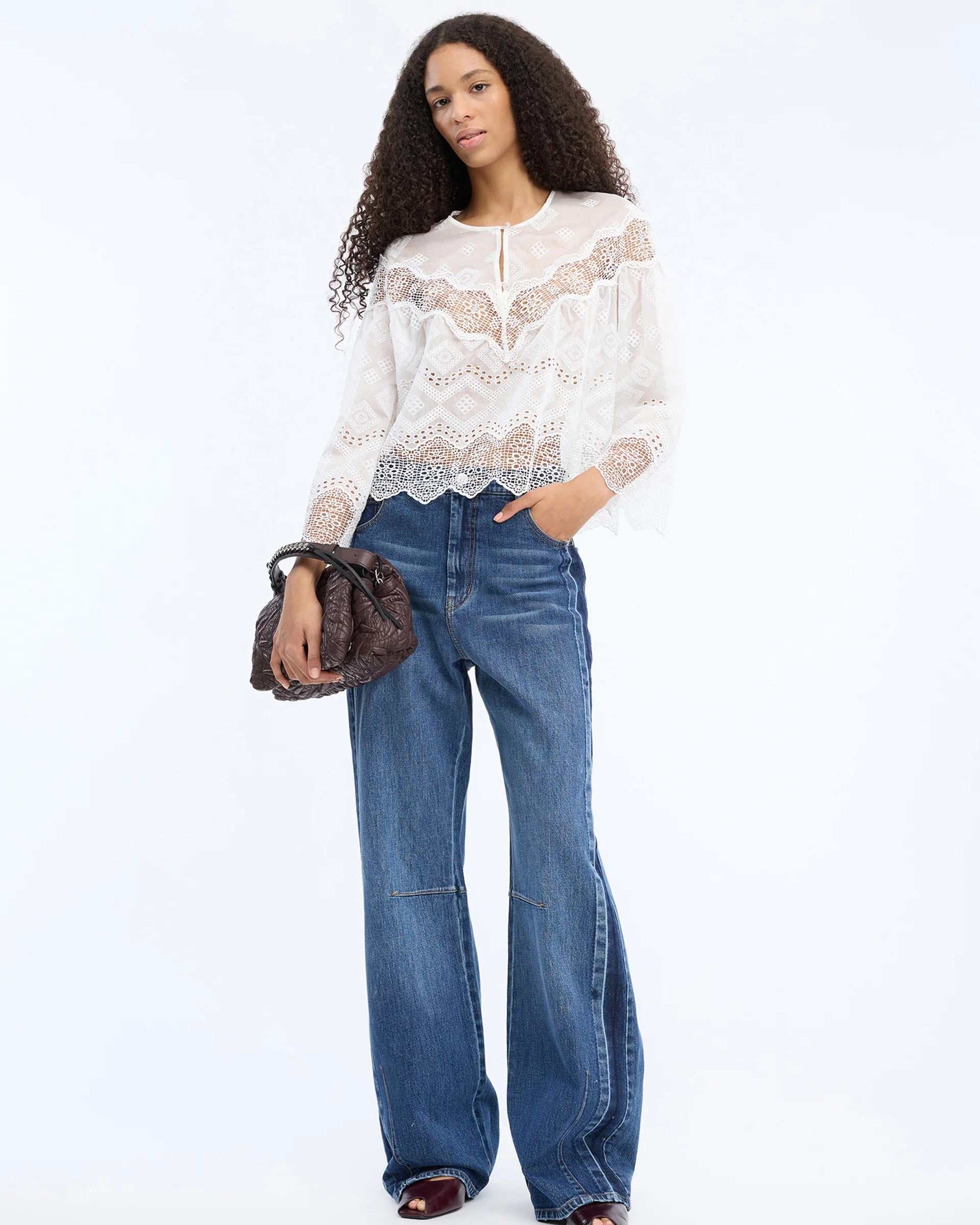 Munthe Valiance Top - White Women's Tops - Sloane Boutique