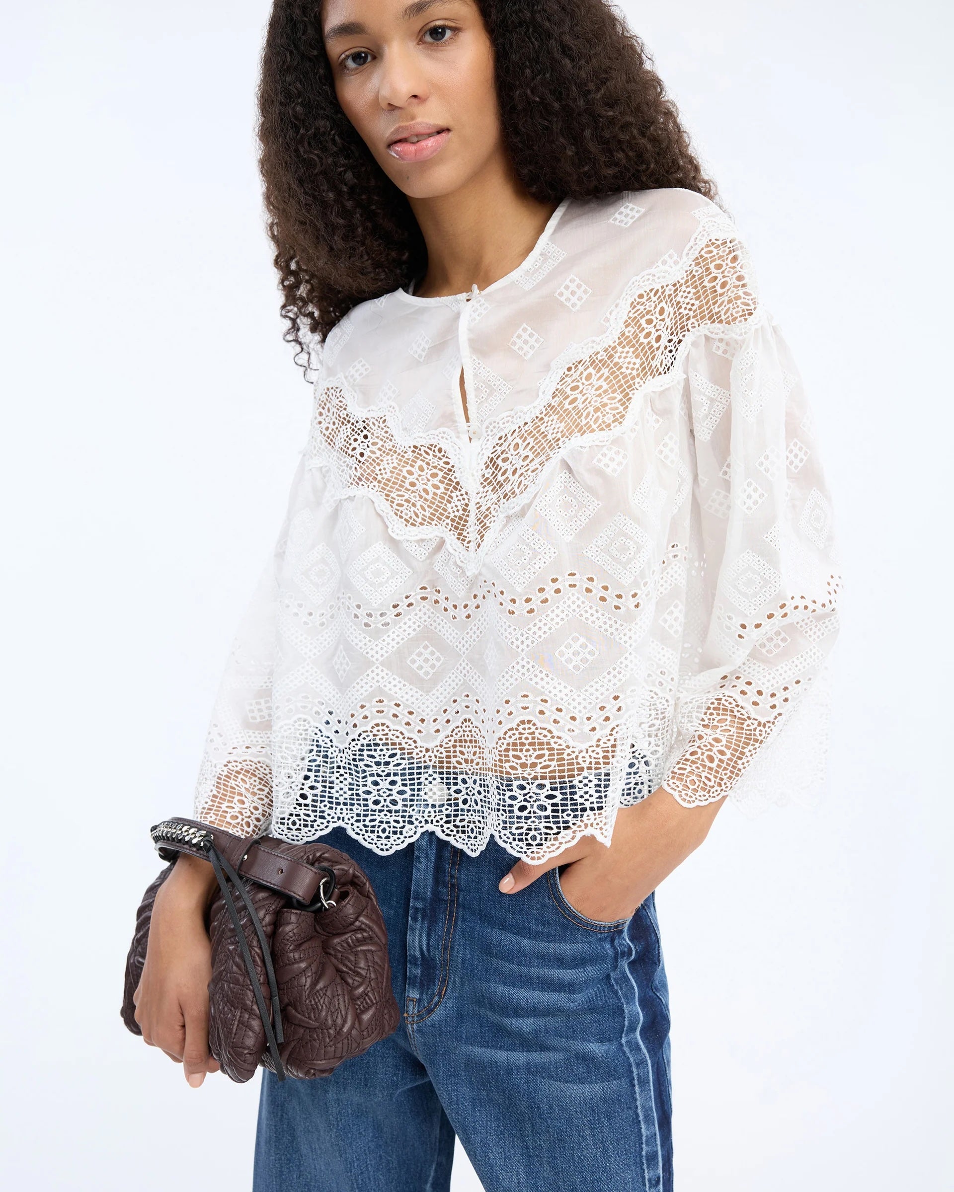 Munthe Valiance Top - White Women's Tops - Sloane Boutique