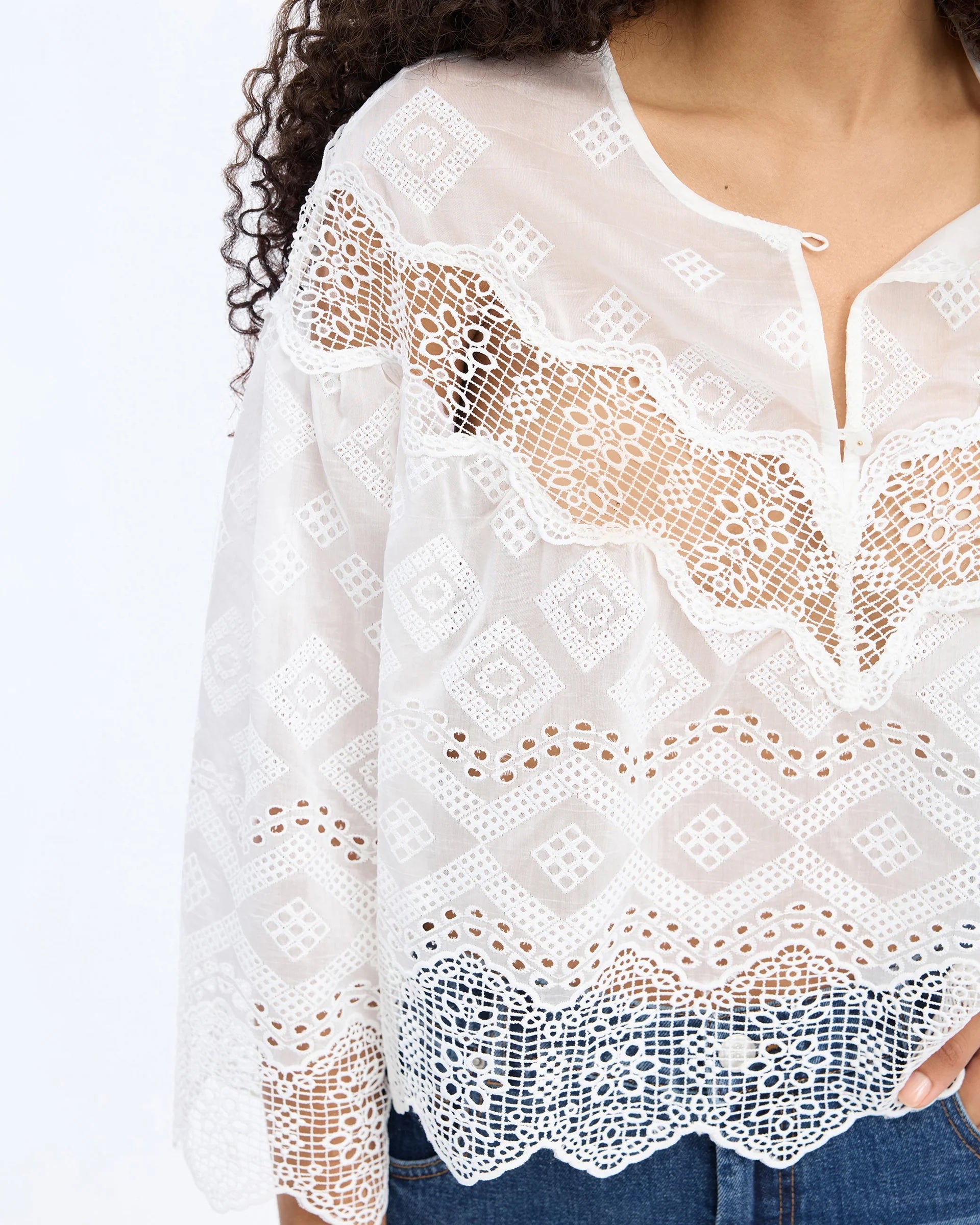 Munthe Valiance Top - White Women's Tops - Sloane Boutique