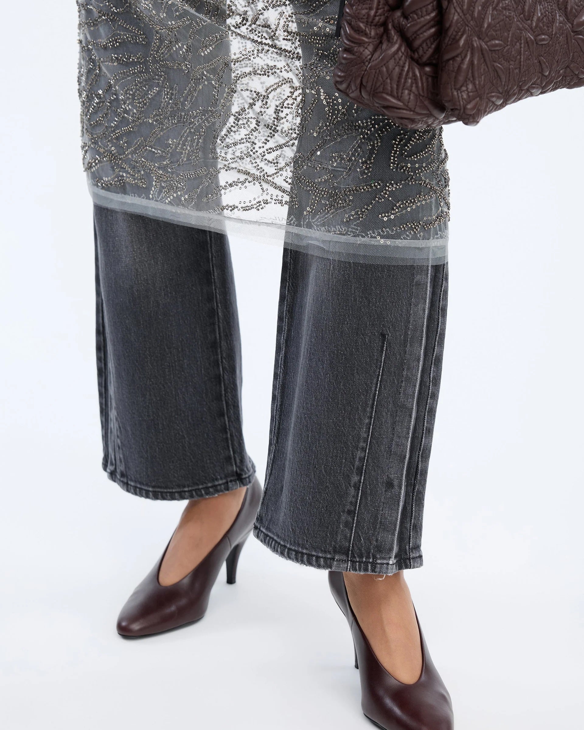 Munthe Varika Dress - Gunmetal Dresses - Sloane Boutique