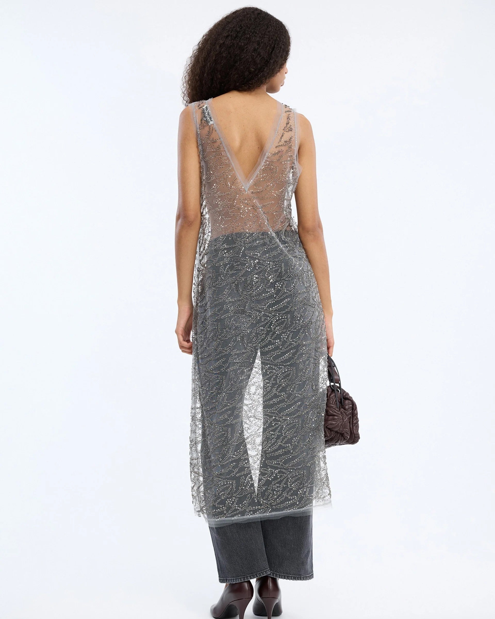 Munthe Varika Dress - Gunmetal Dresses - Sloane Boutique