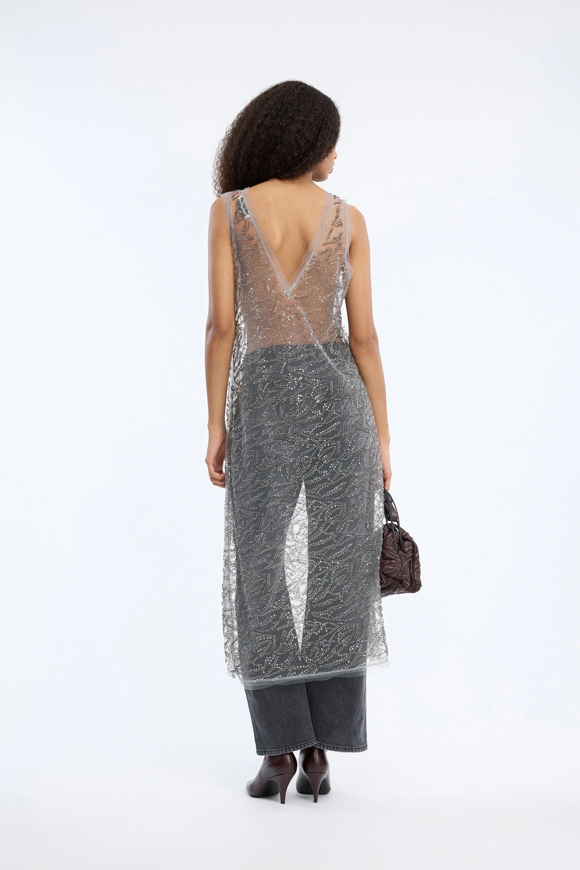 Munthe Varika Dress - Gunmetal Dresses - Sloane Boutique