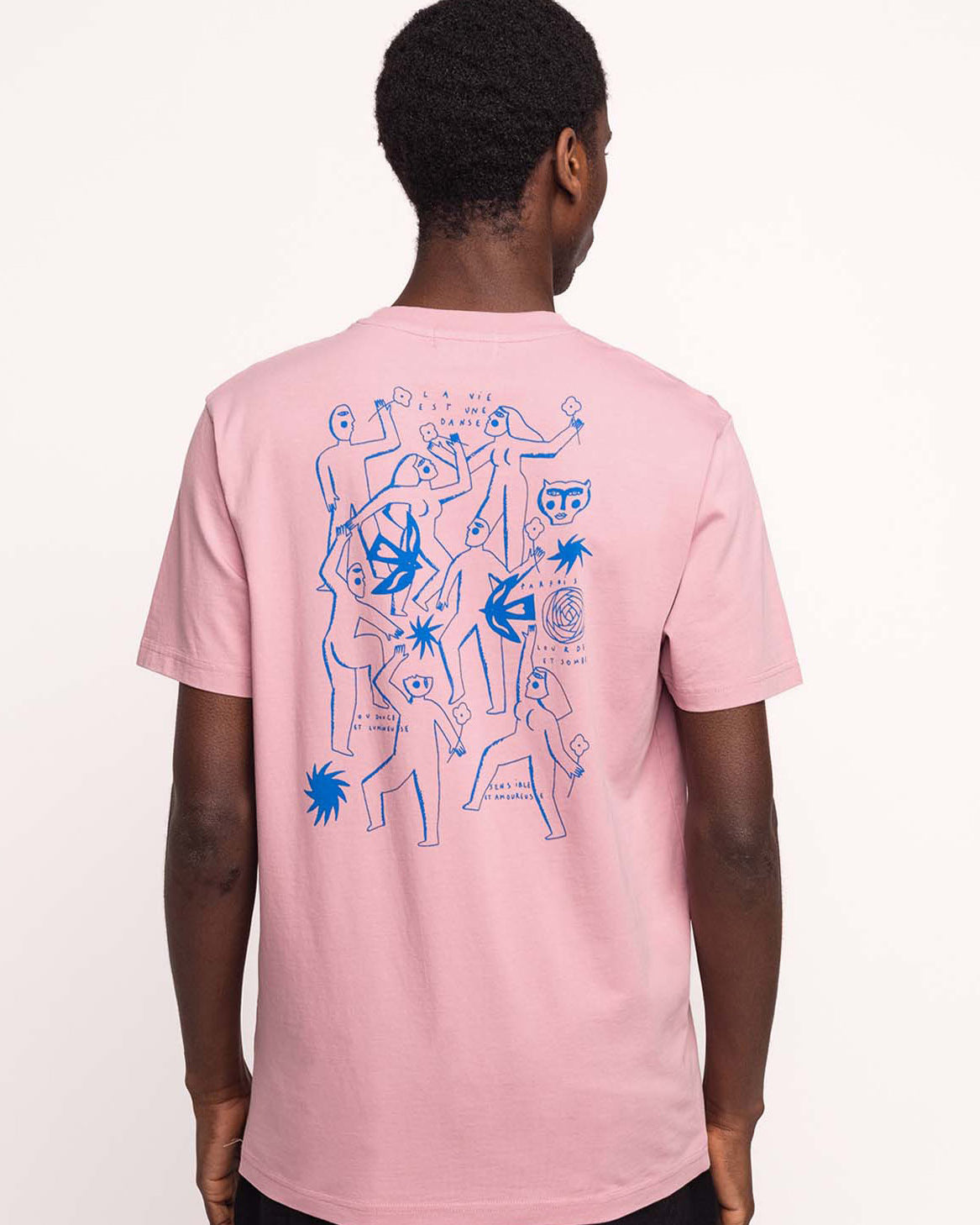 Olow Life Dance T-Shirt - Lila Pink Men's Tops - Sloane Boutique