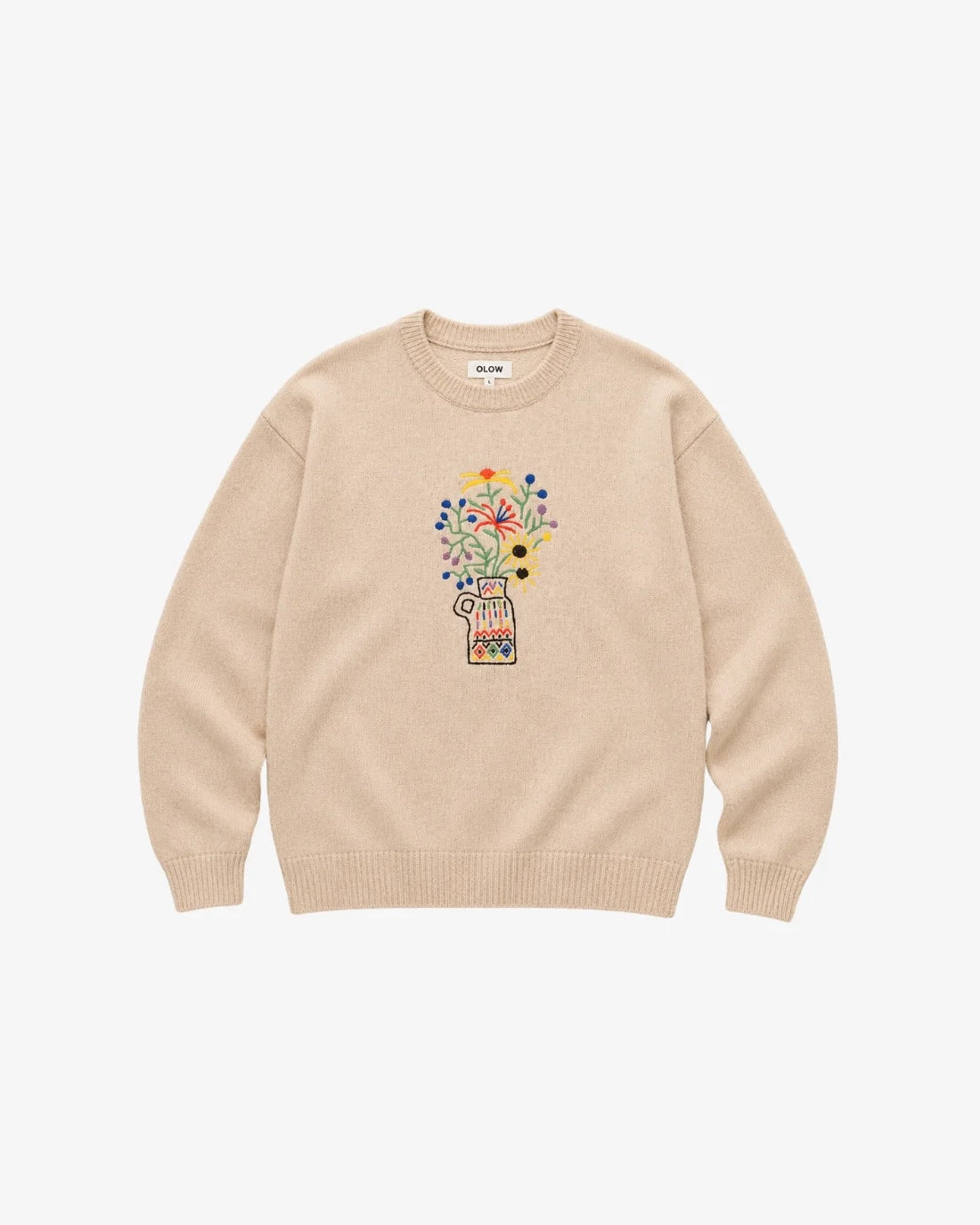 Olow Pull Bunch Sweater - Beige Men's Tops - Sloane Boutique