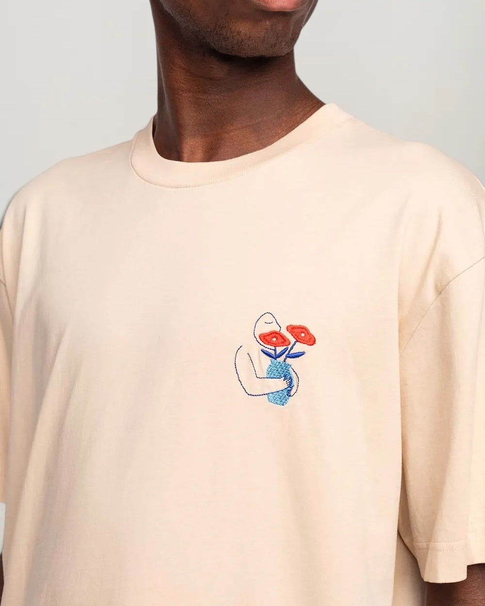 Olow Strong T-Shirt - Cream Men's Tops - Sloane Boutique