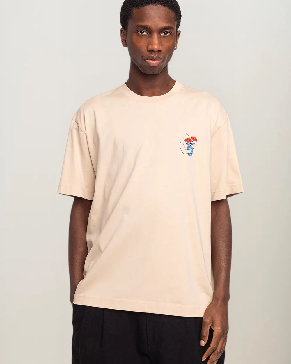 Olow Strong T-Shirt - Cream Men's Tops - Sloane Boutique