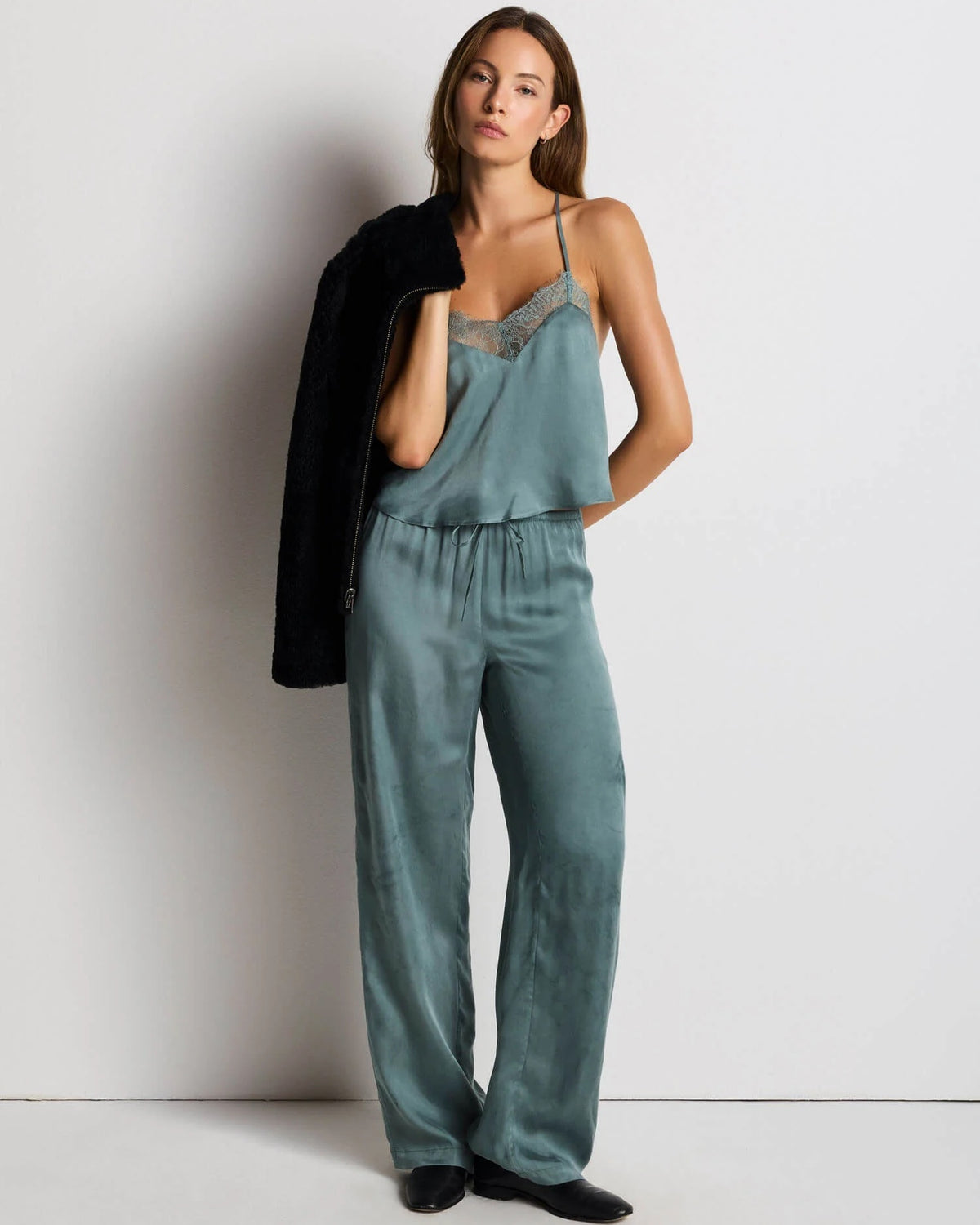 Re/Done Cali Pant - Aspen Green Women's Bottoms - Sloane Boutique