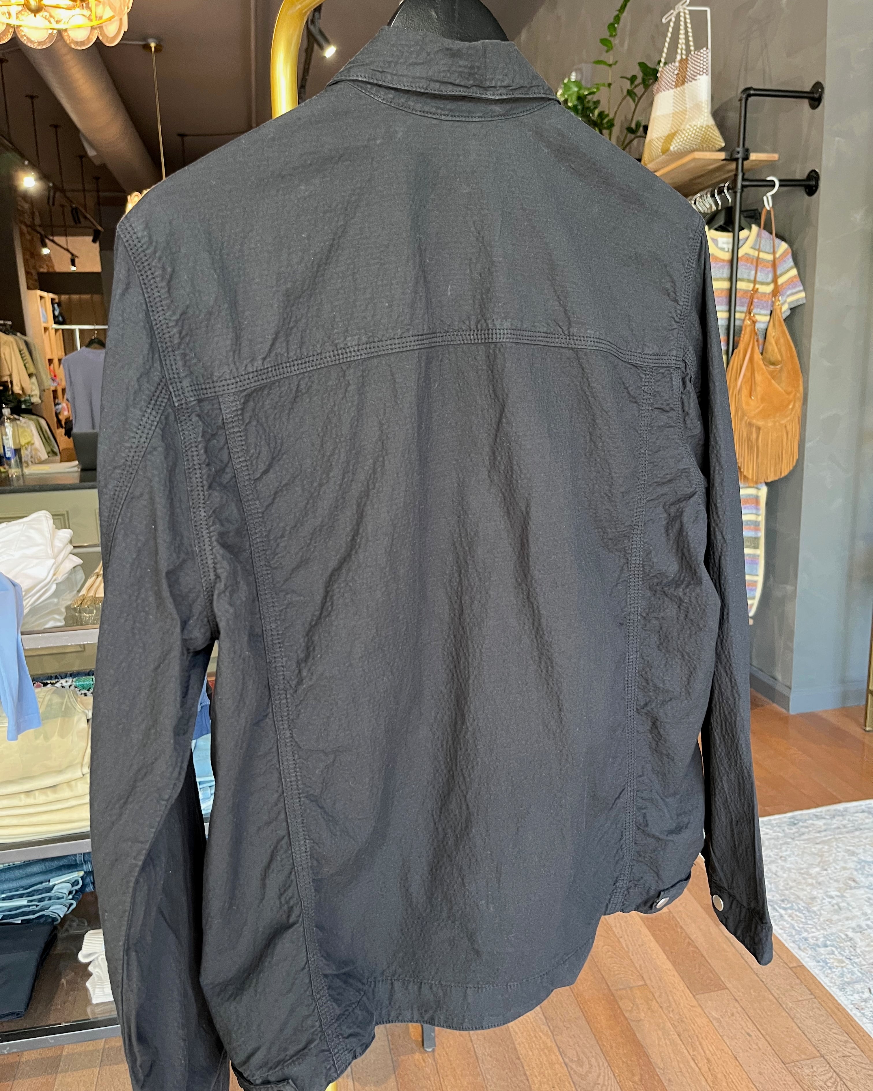 Roland Caldwell Melvin Jacket - Black sale outerwear - Sloane Boutique