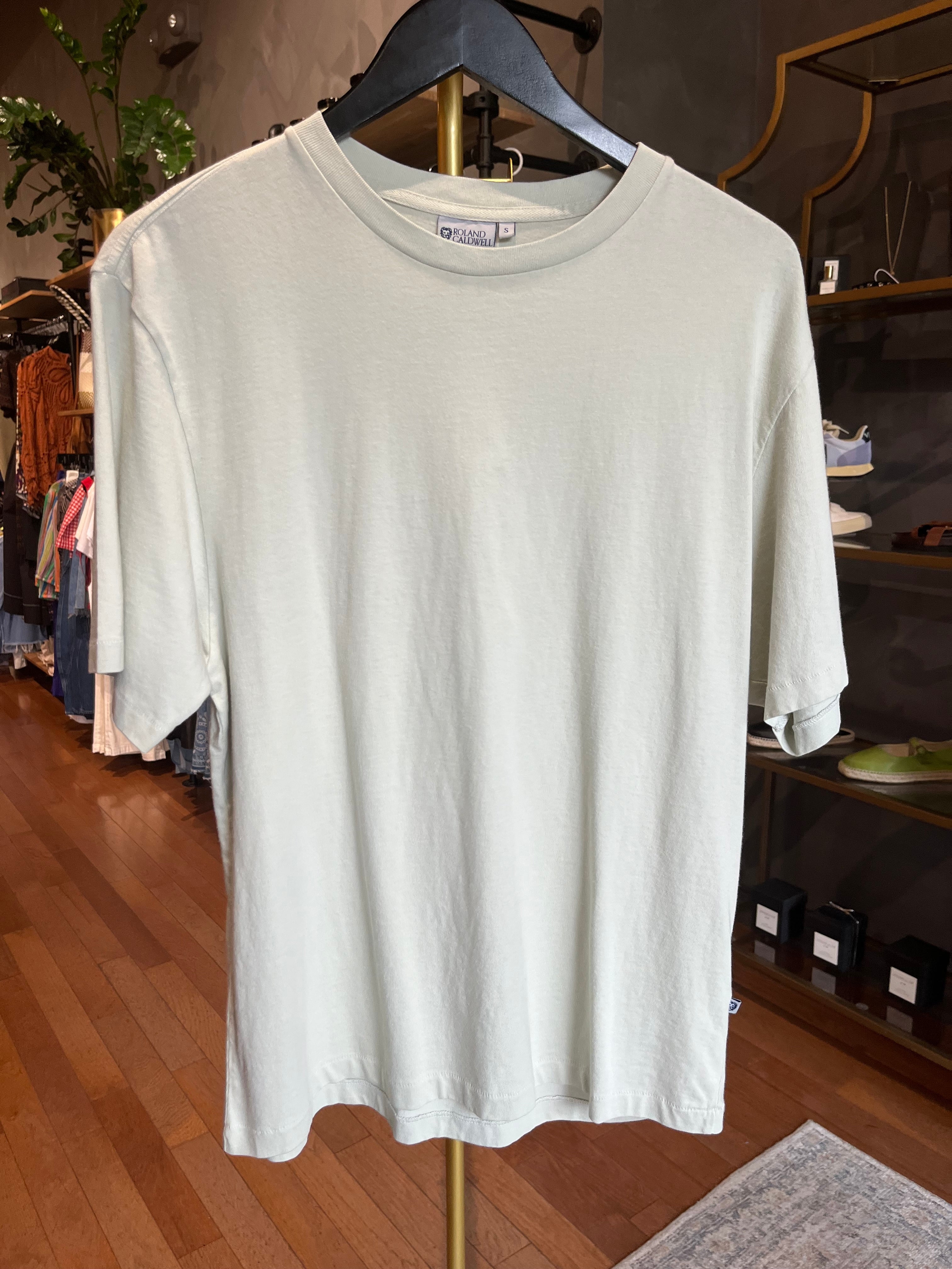 Roland Caldwell Neo Oversized Crew Tee - Salt Men's Tops - Sloane Boutique