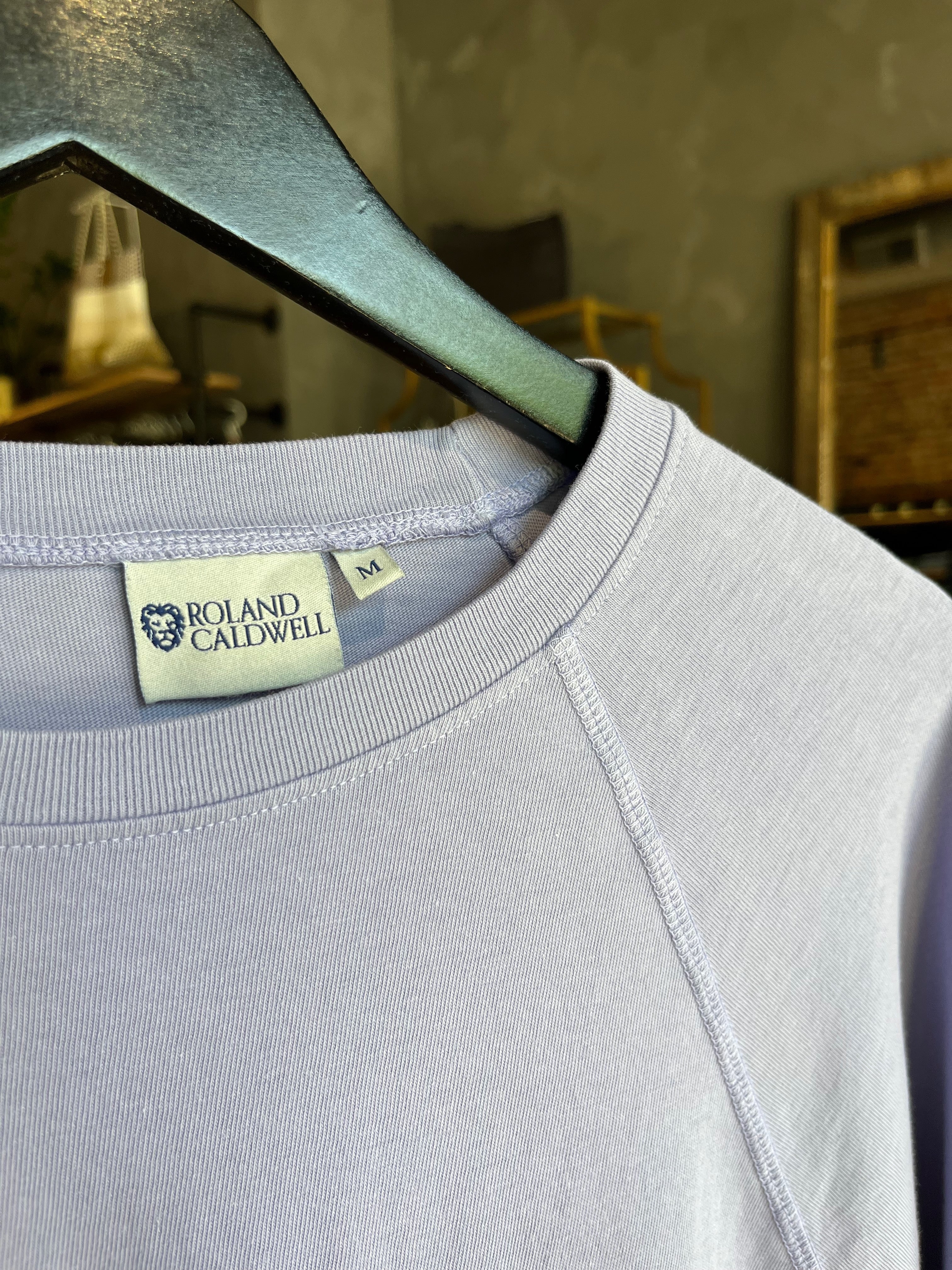 Roland Caldwell The Sunday L/S Raglan - Light Purple Men's Tops - Sloane Boutique