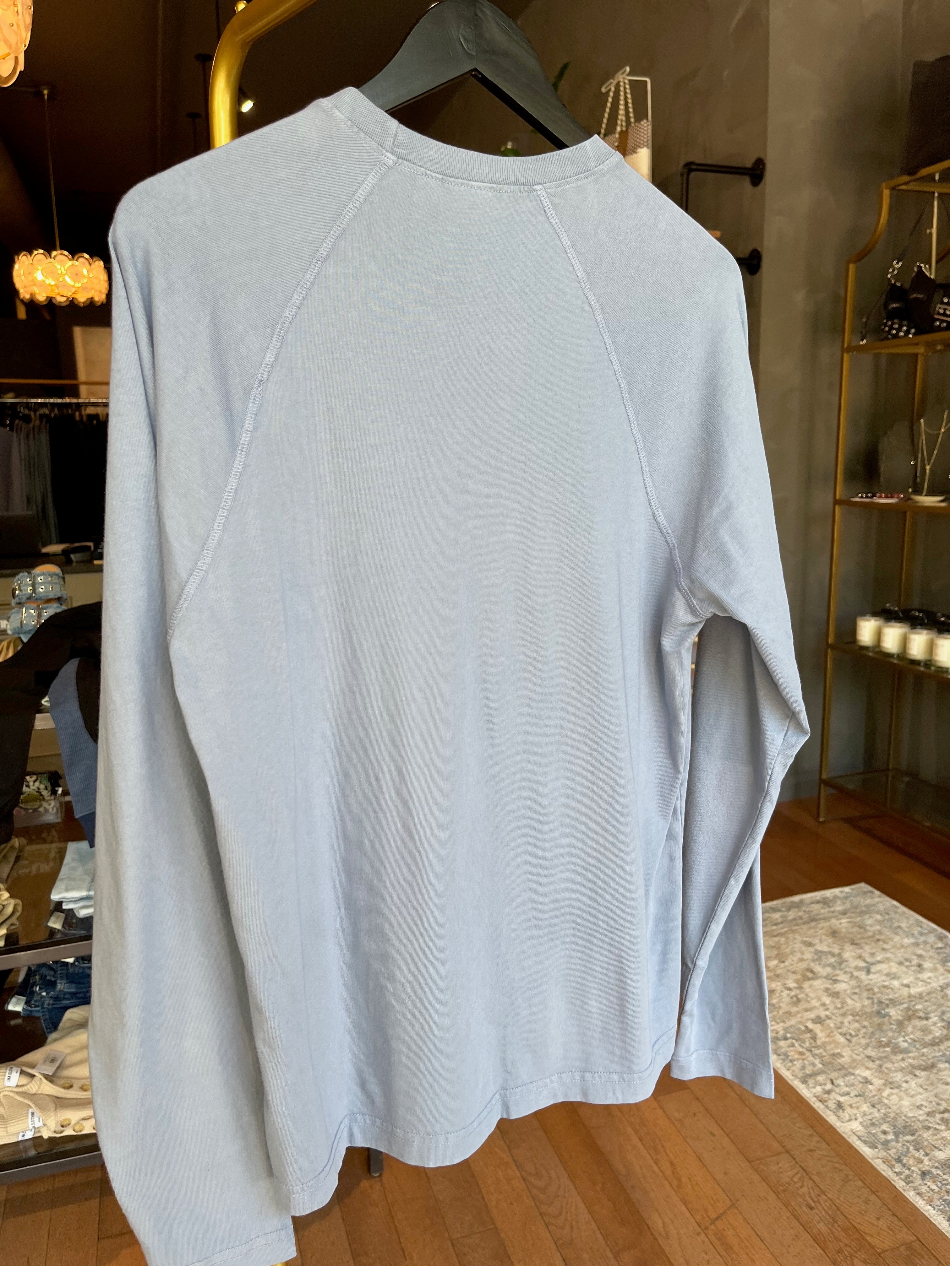 Roland Caldwell The Sunday L/S Raglan - Light Purple Men's Tops - Sloane Boutique
