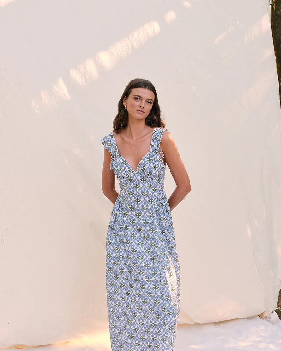 Saylor Danika Dress - Cornflower Dresses - Sloane Boutique