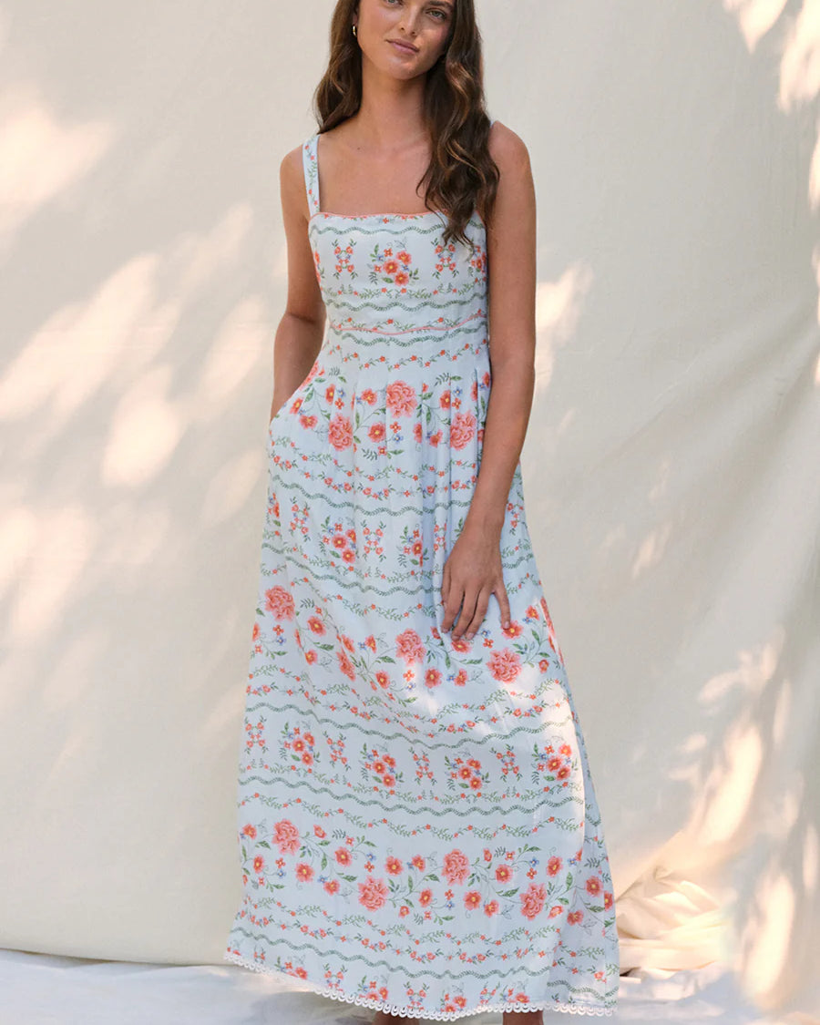 Saylor Delia Dress - Multicolor Floral Dresses - Sloane Boutique