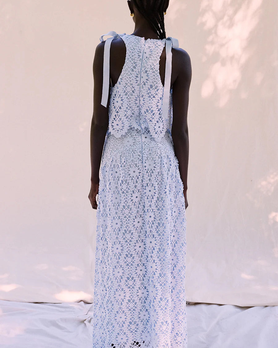 Saylor Dove Dress - Cornflower Dresses - Sloane Boutique