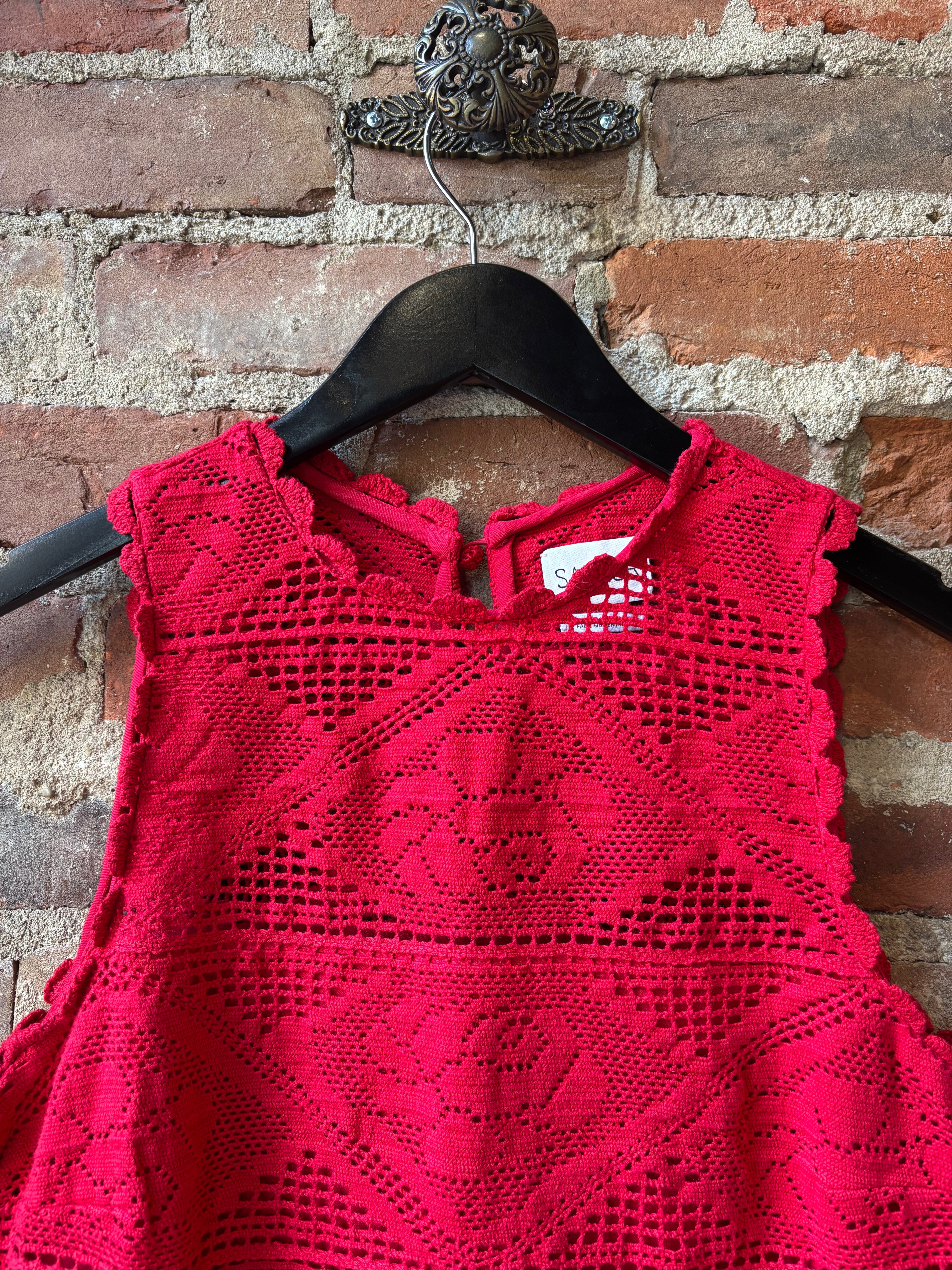 Saylor Irene Dress - Tango Red Dresses - Sloane Boutique