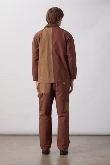 Service Works Patchwork Coverall 2.0 - Brown Outerwear - Sloane Boutique