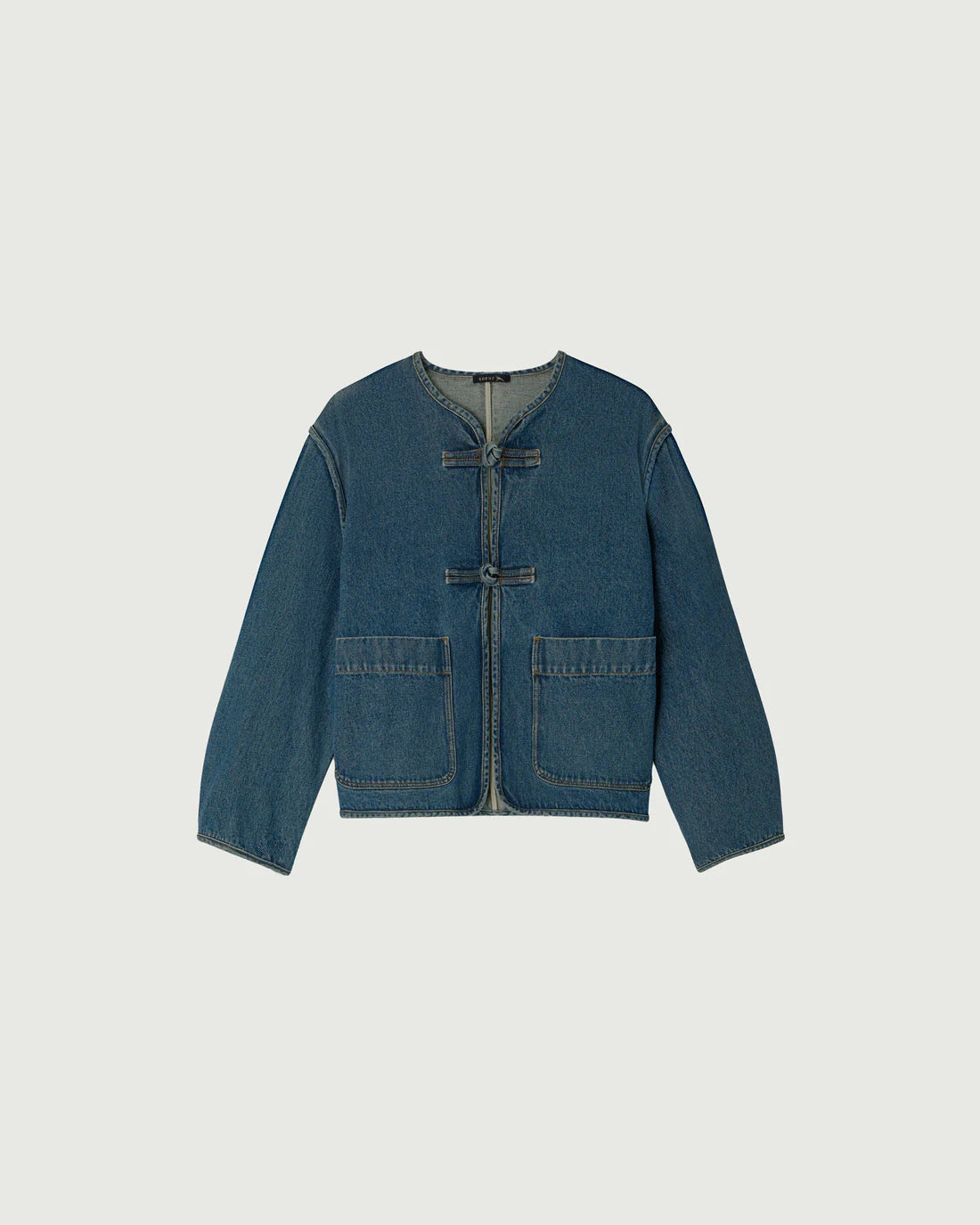 Soeur Agatha Top - Denim Blue Outerwear - Sloane Boutique