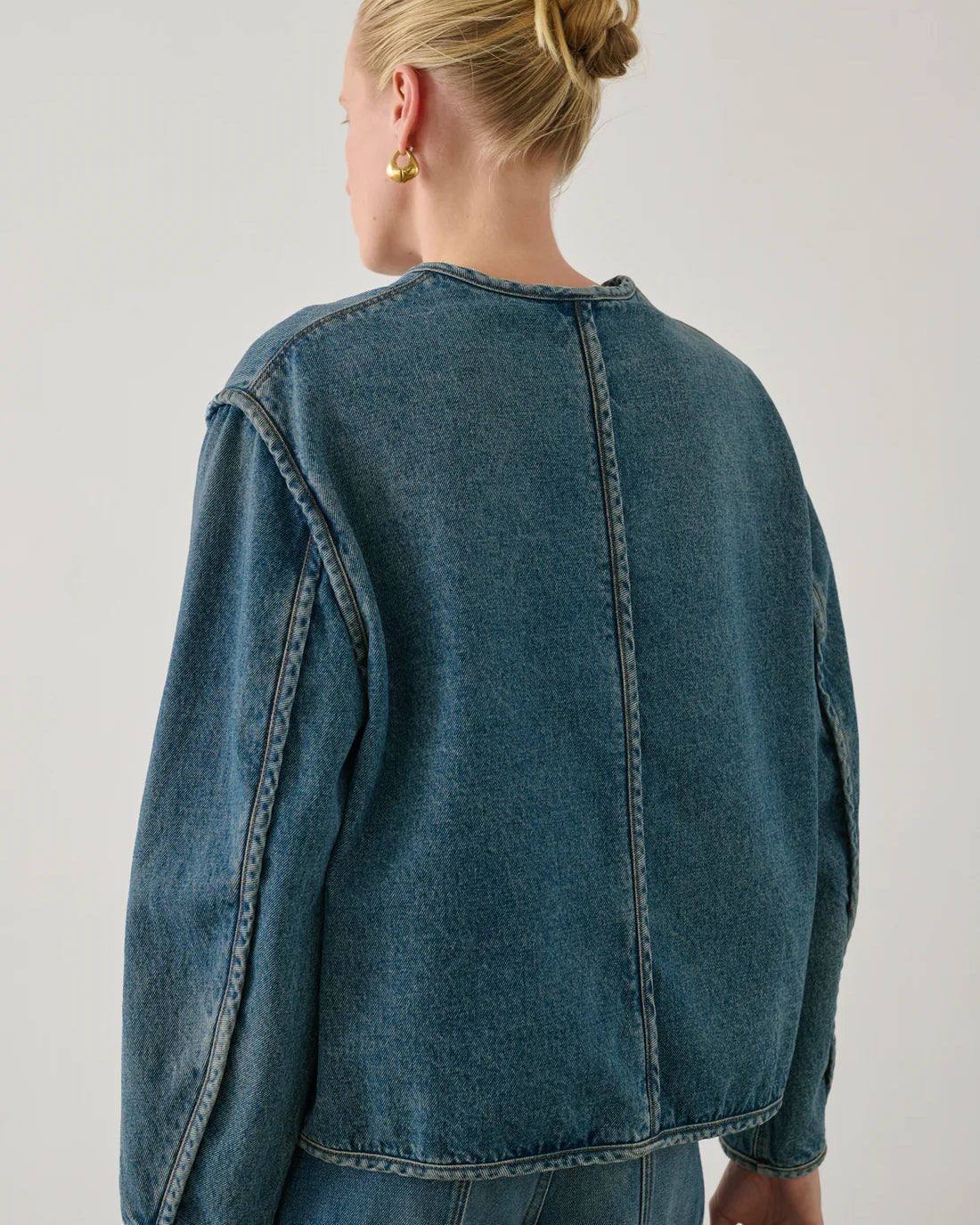 Soeur Agatha Top - Denim Blue Outerwear - Sloane Boutique
