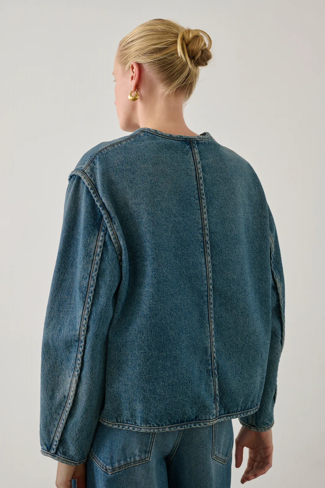 Soeur Agatha Top - Denim Blue Outerwear - Sloane Boutique