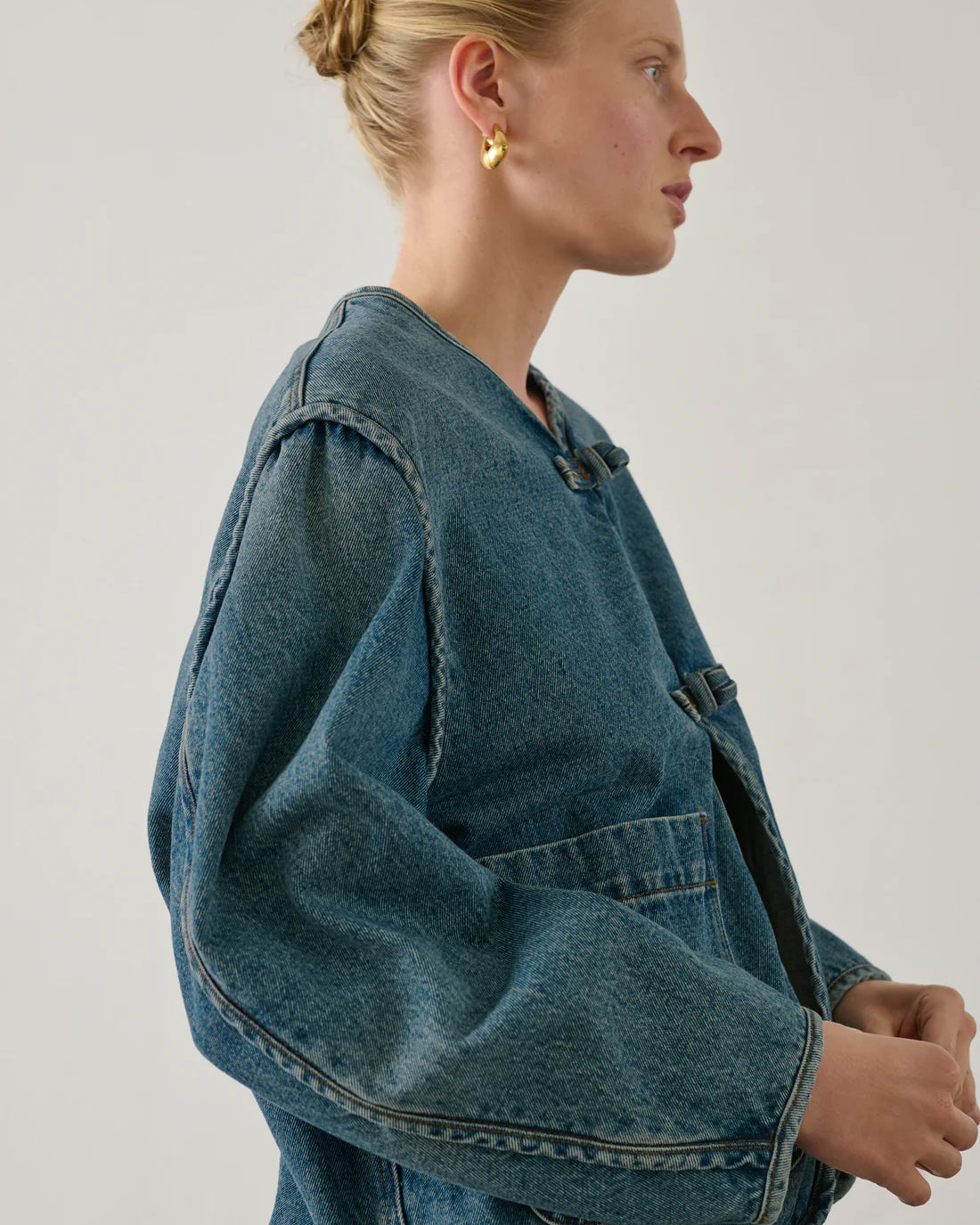 Soeur Agatha Top - Denim Blue Outerwear - Sloane Boutique