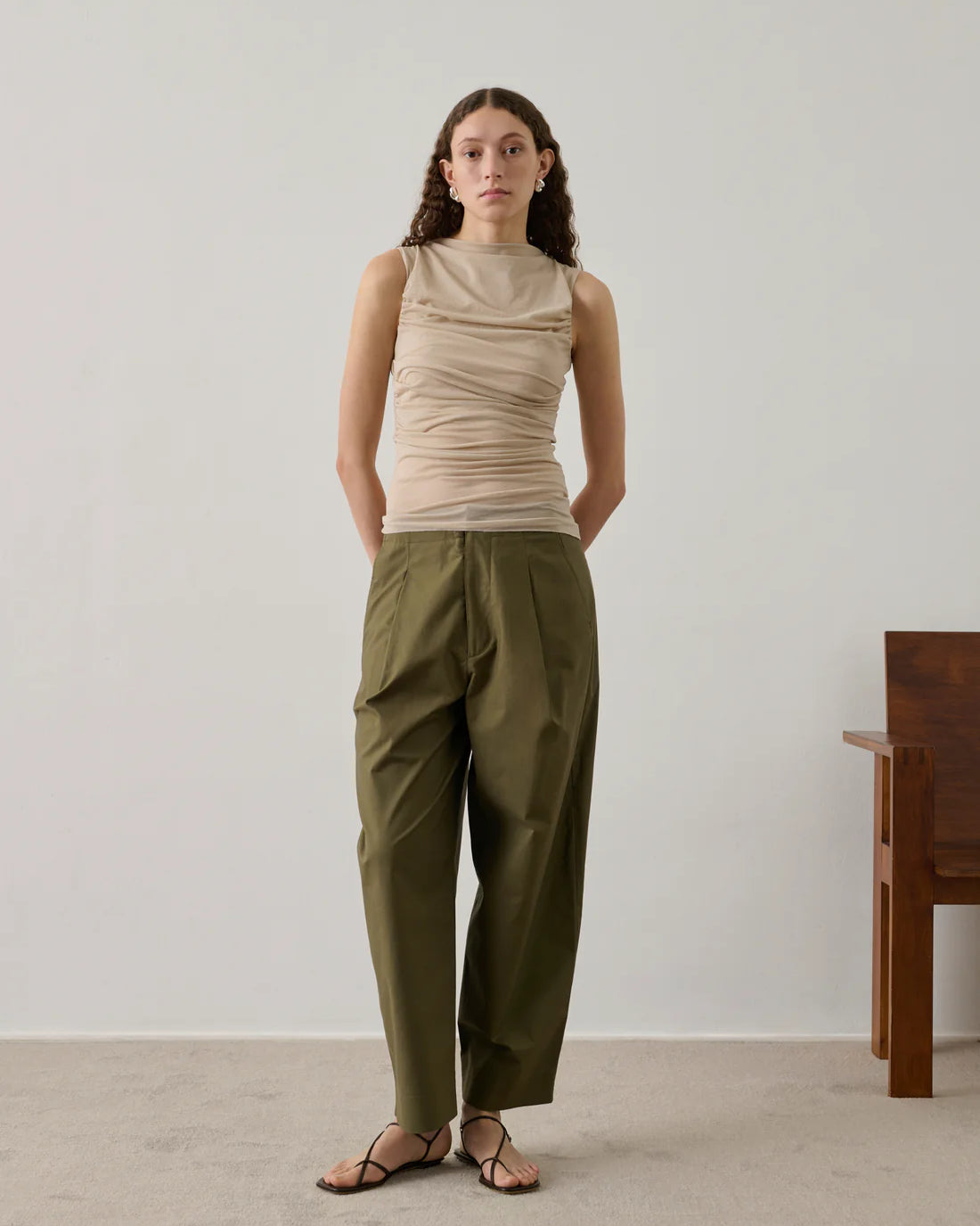 Soeur Irina Sleeveless Top - Mastic Women's Tops - Sloane Boutique