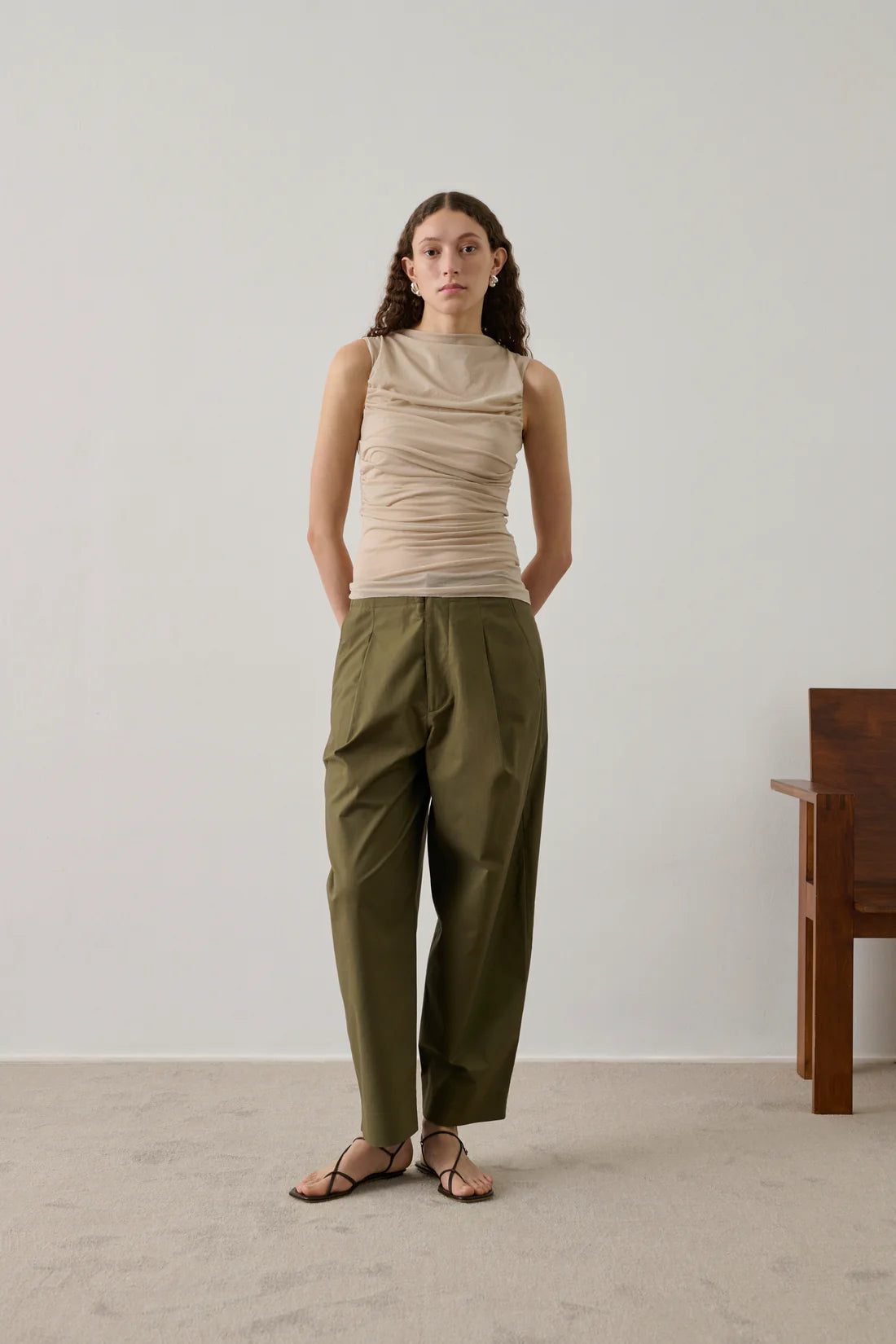 Soeur Irina Sleeveless Top - Mastic Women's Tops - Sloane Boutique