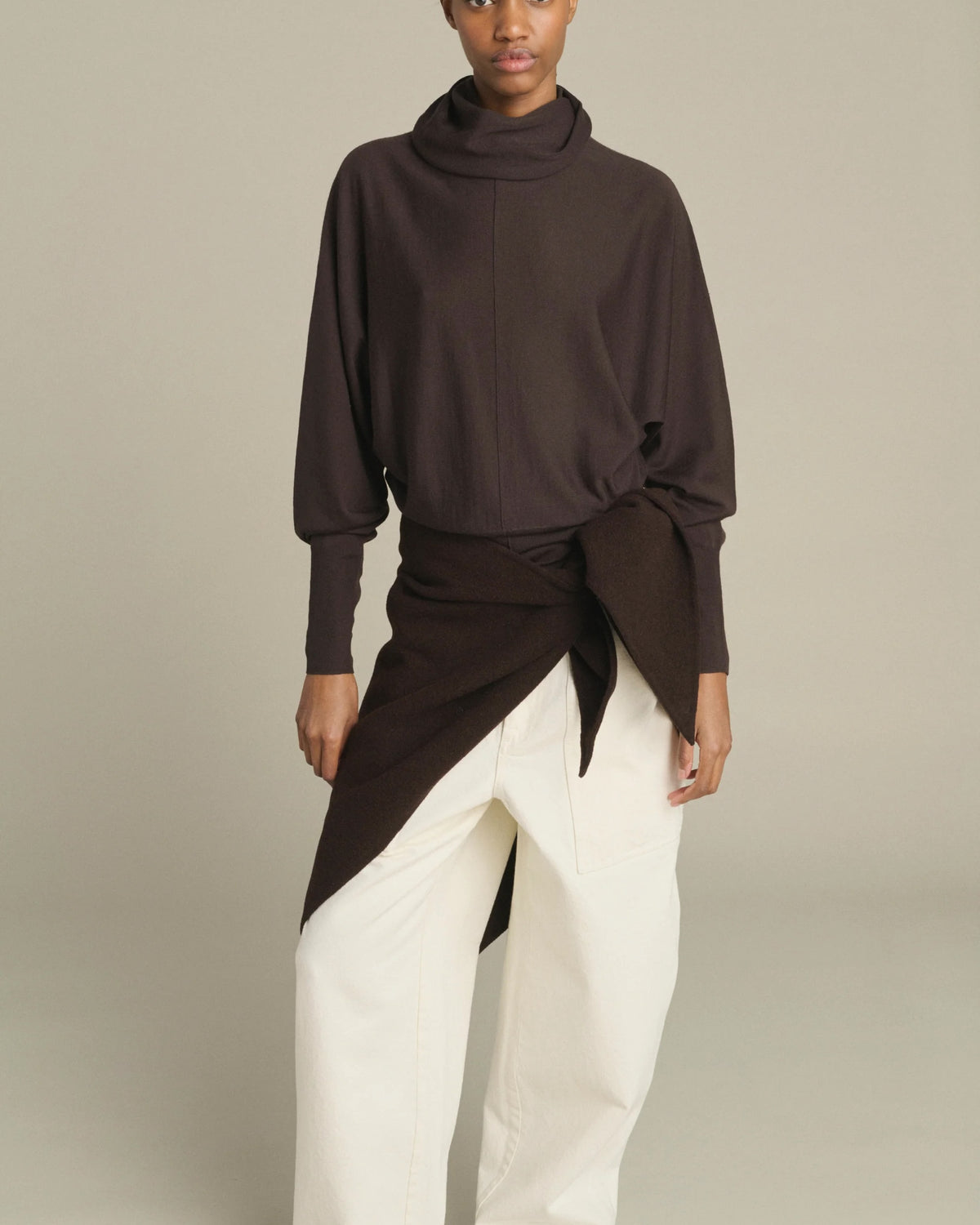 Soeur Jamelia Cape - Brown Accessories - Sloane Boutique