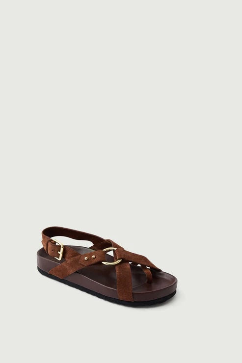 Soeur Mexico Flat Sandal - Rust Women's Shoes - Sloane Boutique