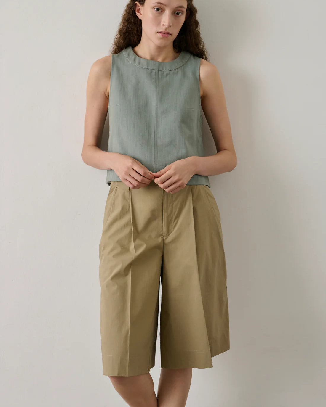 Soeur Pampa Top - Vert D'eau Women's Tops - Sloane Boutique