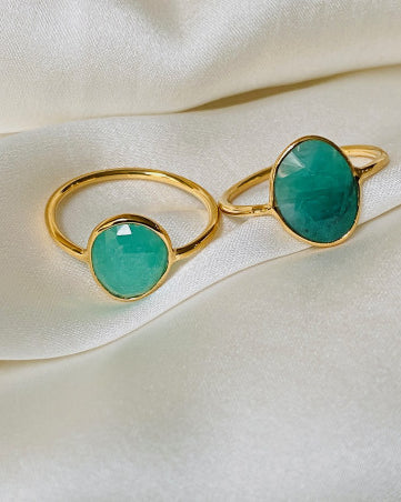 Sophie Deschamps Anahita Ring - Emerald Jewelry - Sloane Boutique
