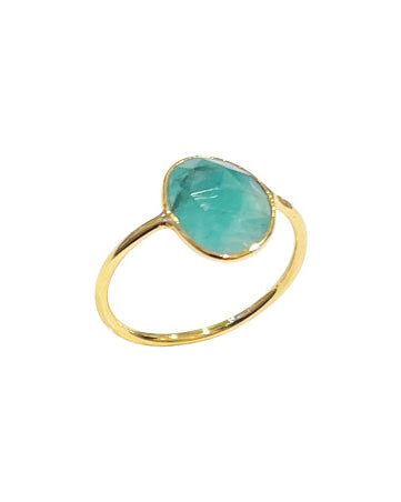 Sophie Deschamps Anahita Ring - Emerald Jewelry - Sloane Boutique